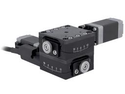 This two-axis tilt system is built from stacked goniometric