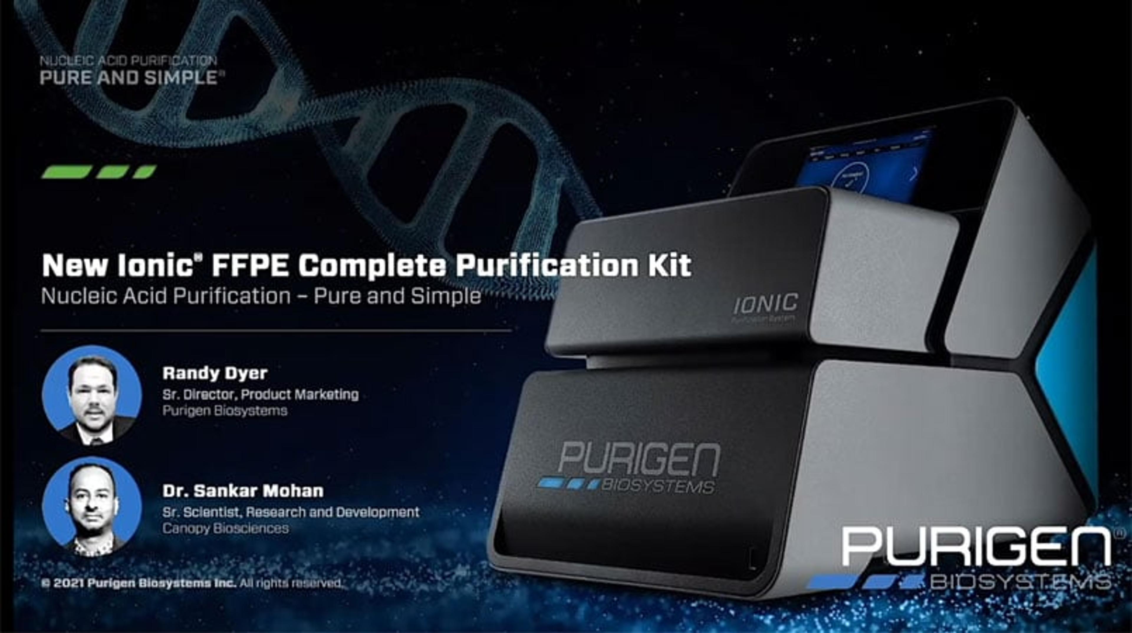 Simultaneous Extraction of DNA and RNA from FFPE Samples Simultaneous Extraction of DNA and RNA from FFPE Samples
