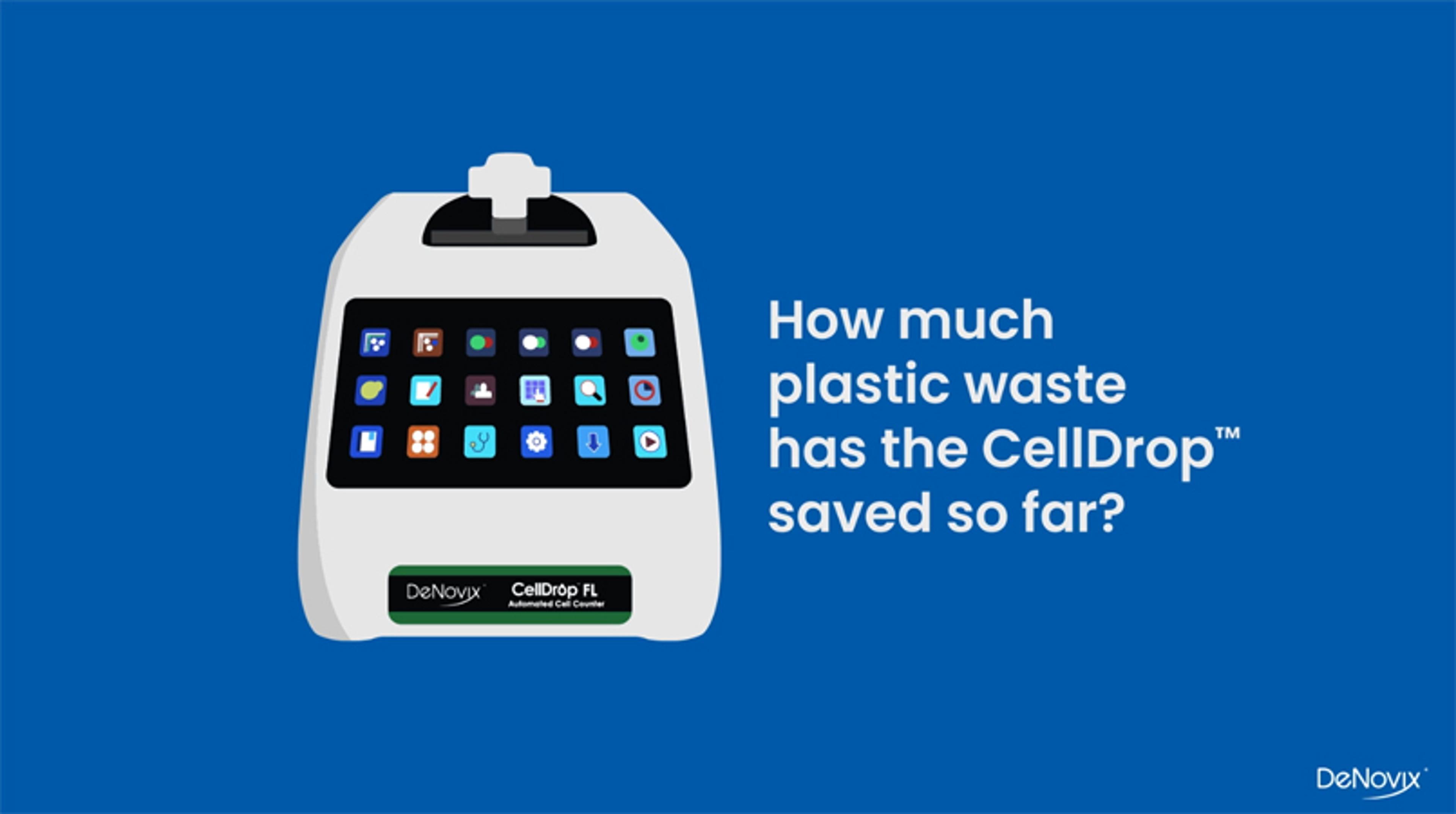 Reduce single-use plastics: Count cells without slides Reduce single-use plastics: Count cells without slides