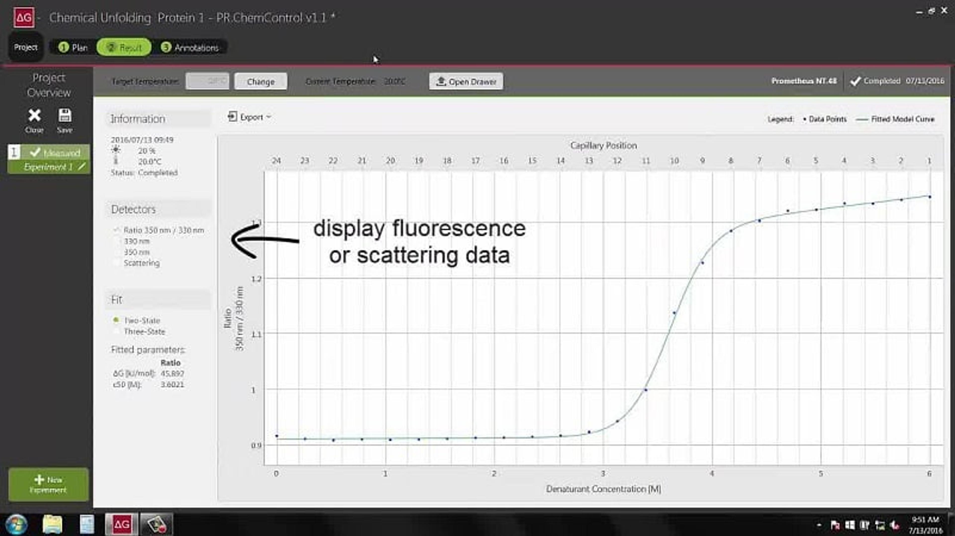 PR.ChemControl – Complete Chemical Unfolding Measurement in Real-Time PR.ChemControl – Complete Chemical Unfolding Measurement in Real-Time