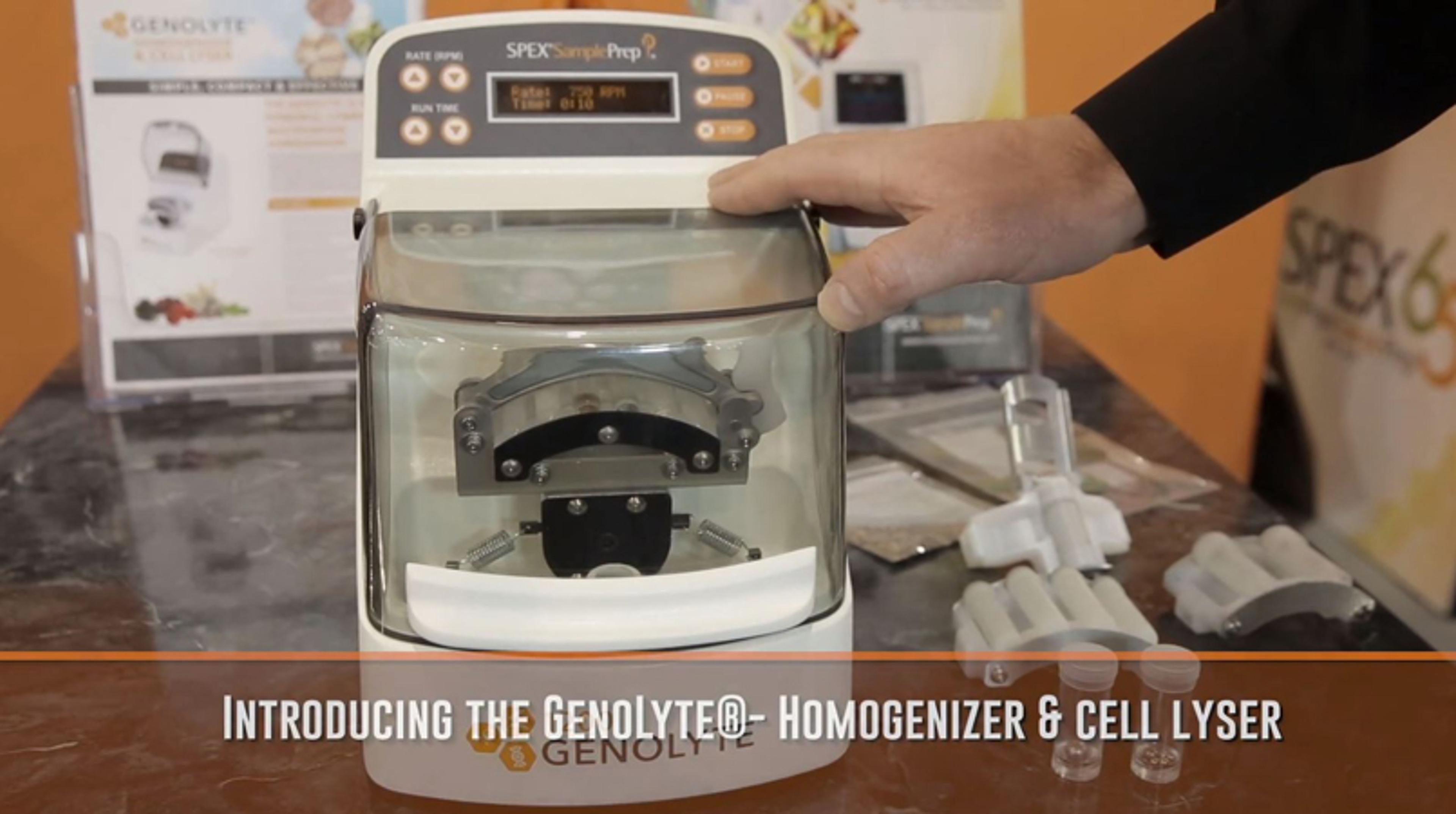 Video guide to the GenoLyte by SPEX SamplePrep Video guide to the GenoLyte by SPEX SamplePrep