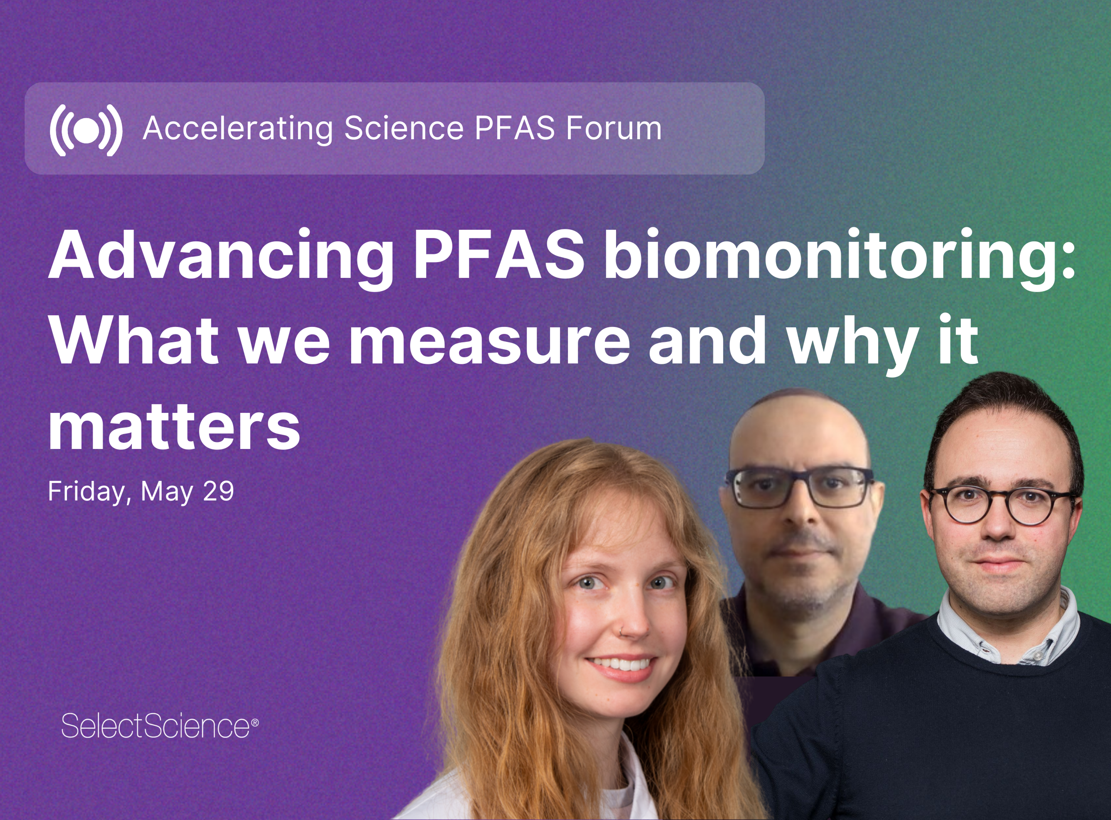 Advancing PFAS biomonitoring to protect human health - selectscience forum image
