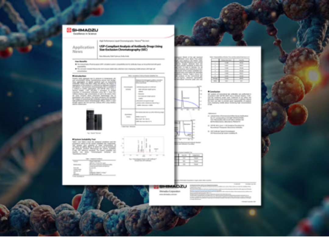 USP-compliant analysis of antibody drugs