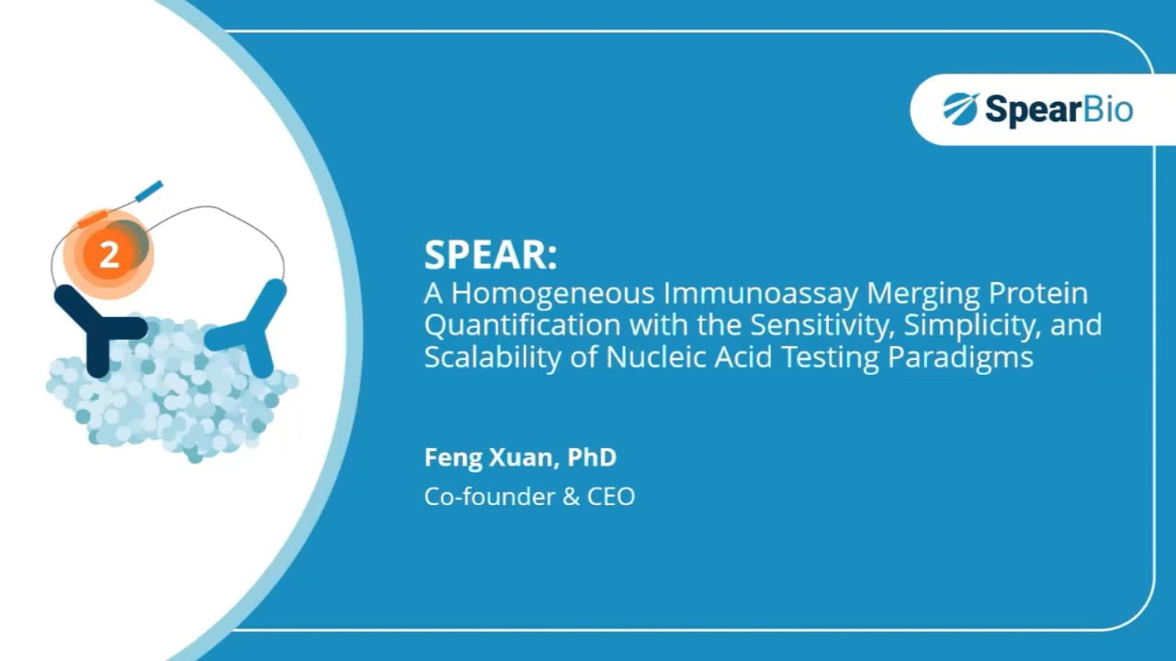 SPEAR Technology: An immunoassay workflow with the sophistication of nucleic acid testing paradigms SPEAR Technology: An immunoassay workflow with the sophistication of nucleic acid testing paradigms