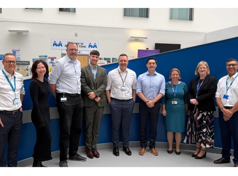 Senior leaders from MHRA and Manchester NHS Foundation Trust at the launch of the Manchester Sandbox