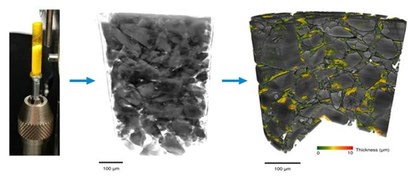 X-ray computed tomography and drug layer density mapping for asthma research