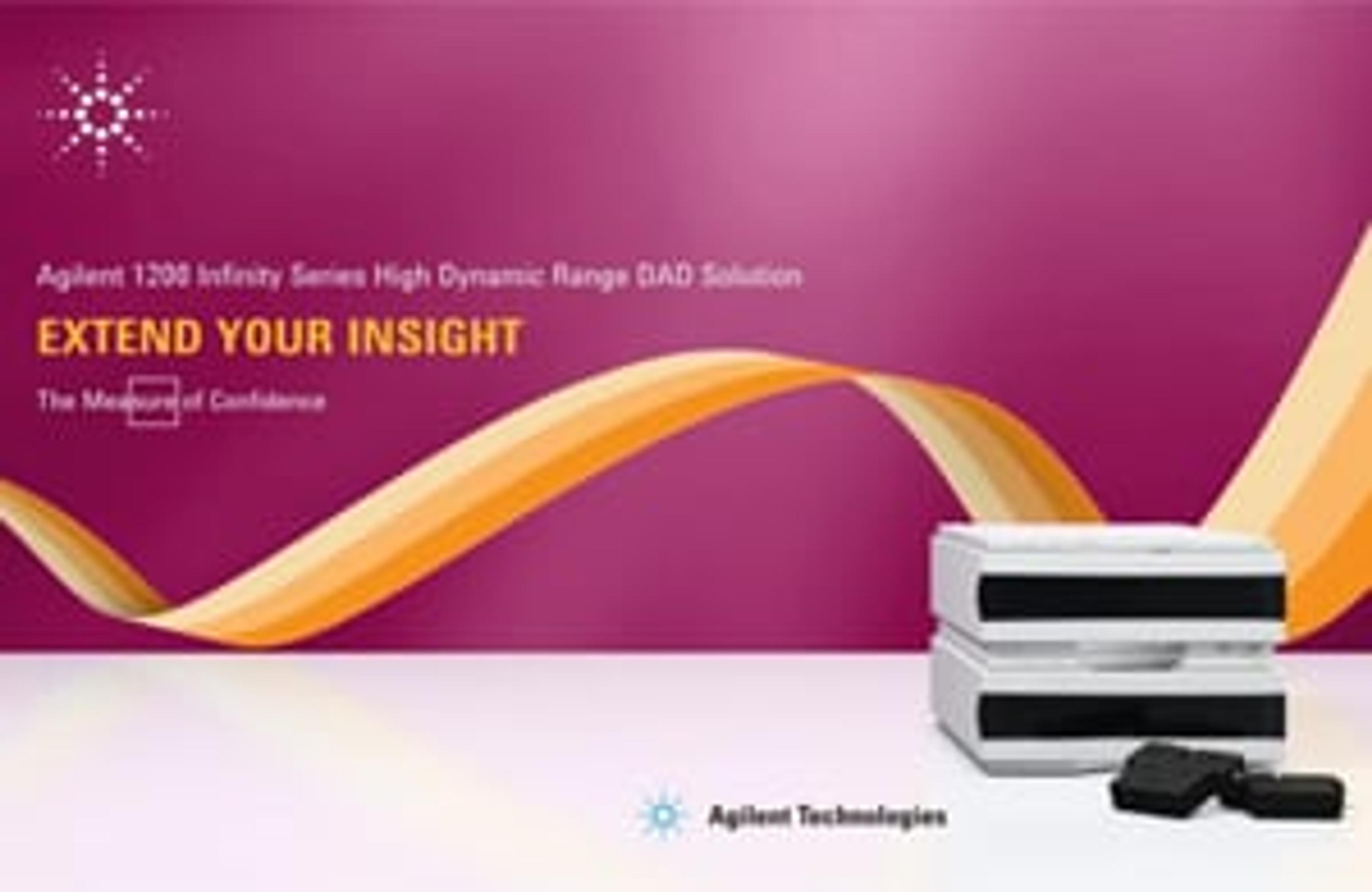 30x Wider Linear UV-Range - Agilent 1200 Infinity Series High Dynamic Range DAD Solution 30x Wider Linear UV-Range - Agilent 1200 Infinity Series High Dynamic Range DAD Solution