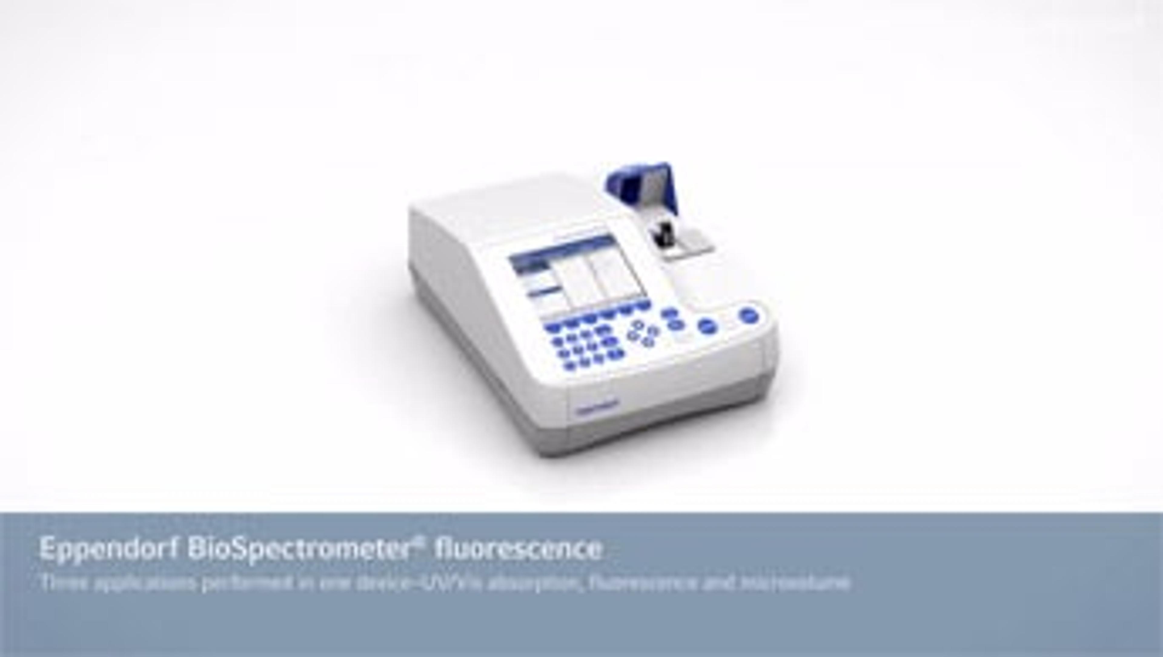 Eppendorf BioSpectrometer fluorescence Eppendorf BioSpectrometer fluorescence