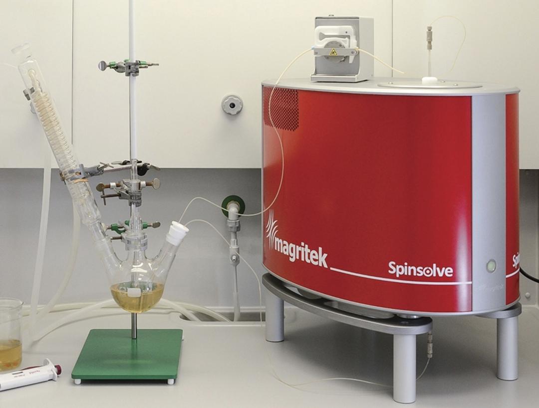 Reaction monitoring with the Spinsolve