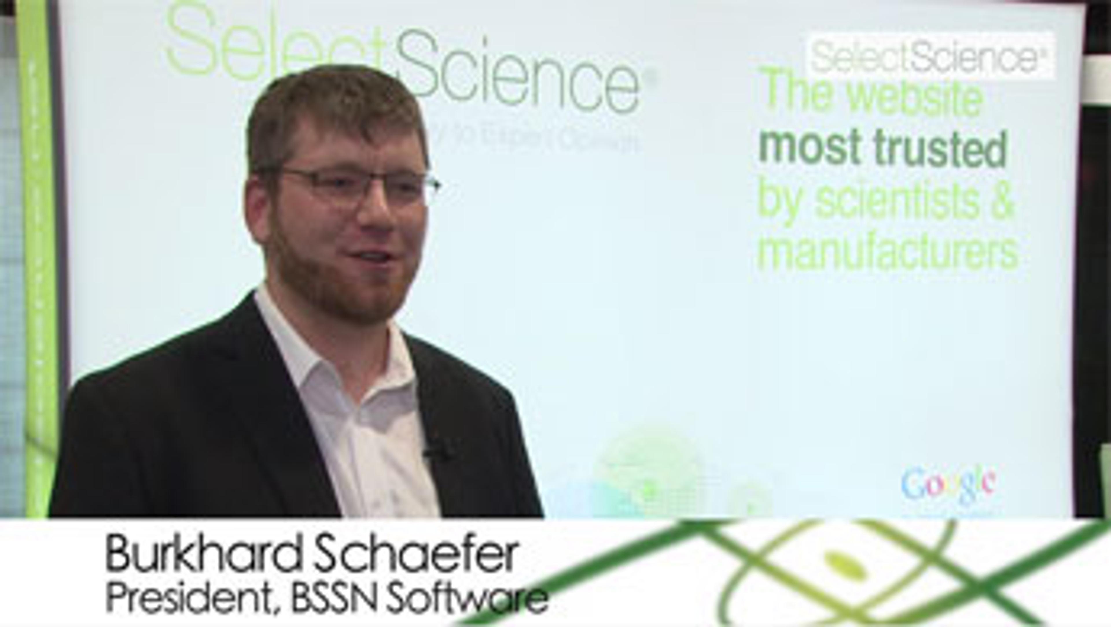 Burkhard Schaefer, BSSN Software, Discusses Standards Initiatives at SLAS Burkhard Schaefer, BSSN Software, Discusses Standards Initiatives at SLAS