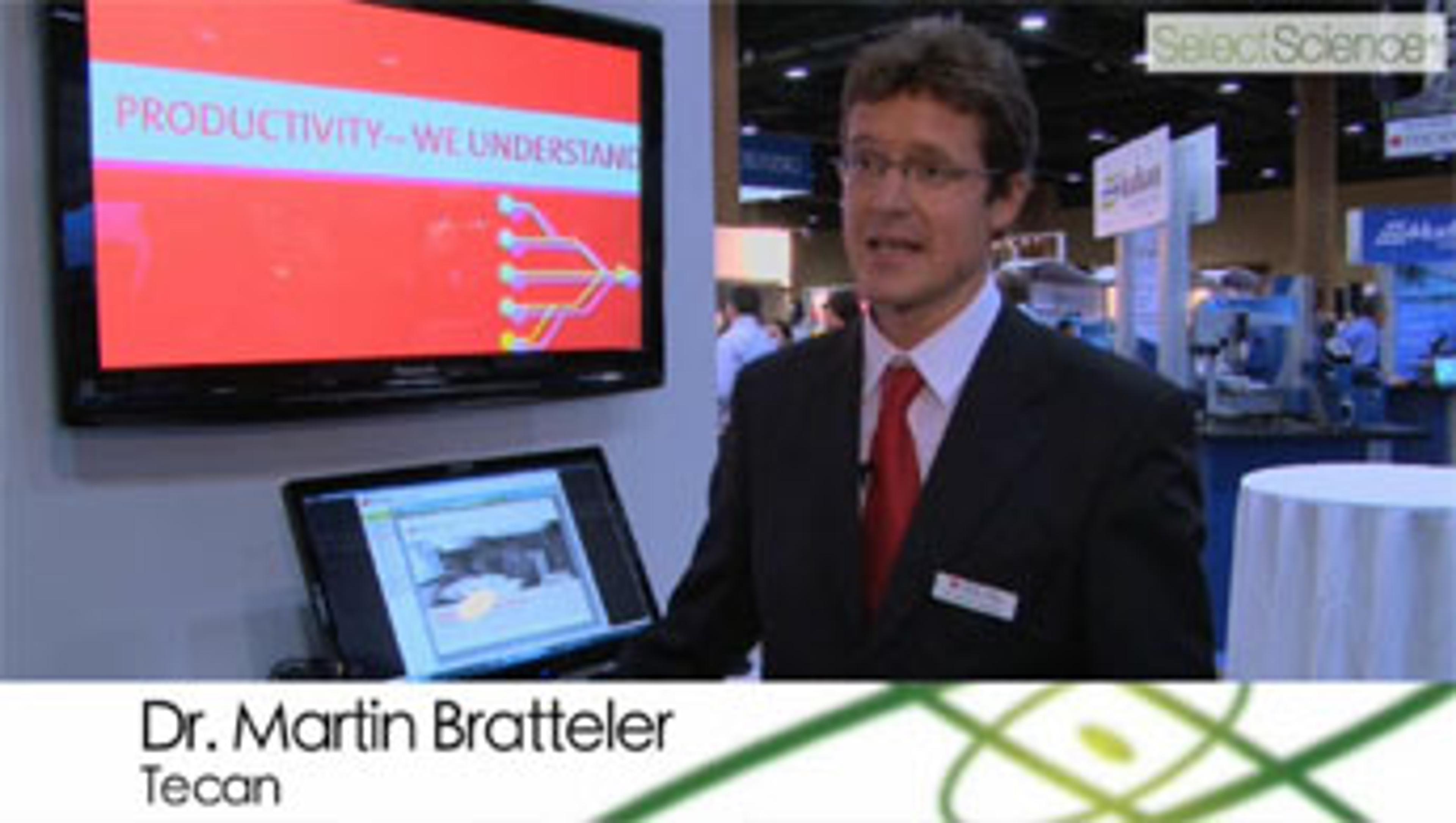 Touchscreen User Interface Boosts Productivity and Tecan Academy Enables Error-Free Operation Touchscreen User Interface Boosts Productivity and Tecan Academy Enables Error-Free Operation