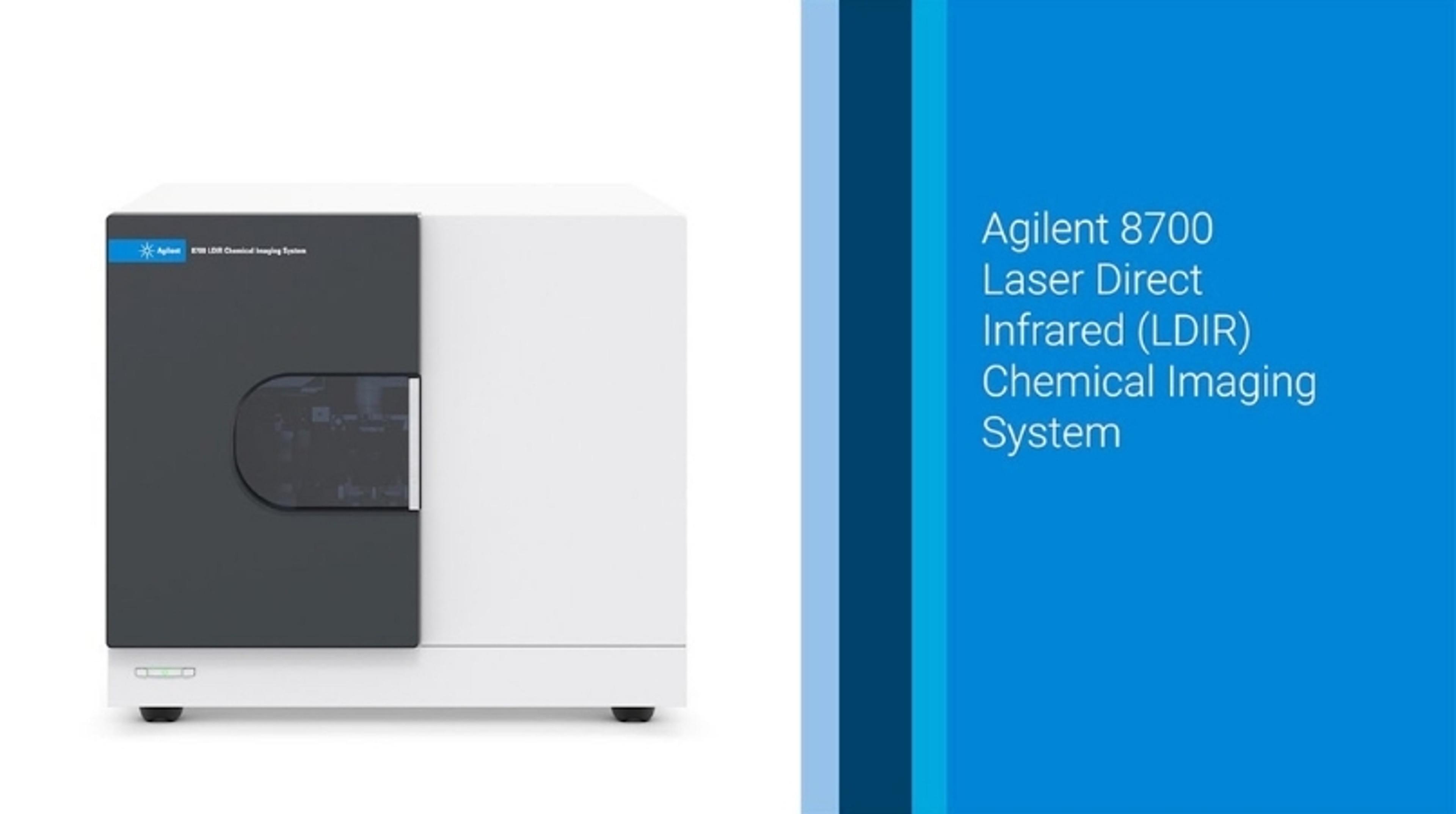 Agilent 8700 Laser Direct Infrared (LDIR) Chemical Imaging System video Agilent 8700 Laser Direct Infrared (LDIR) Chemical Imaging System video