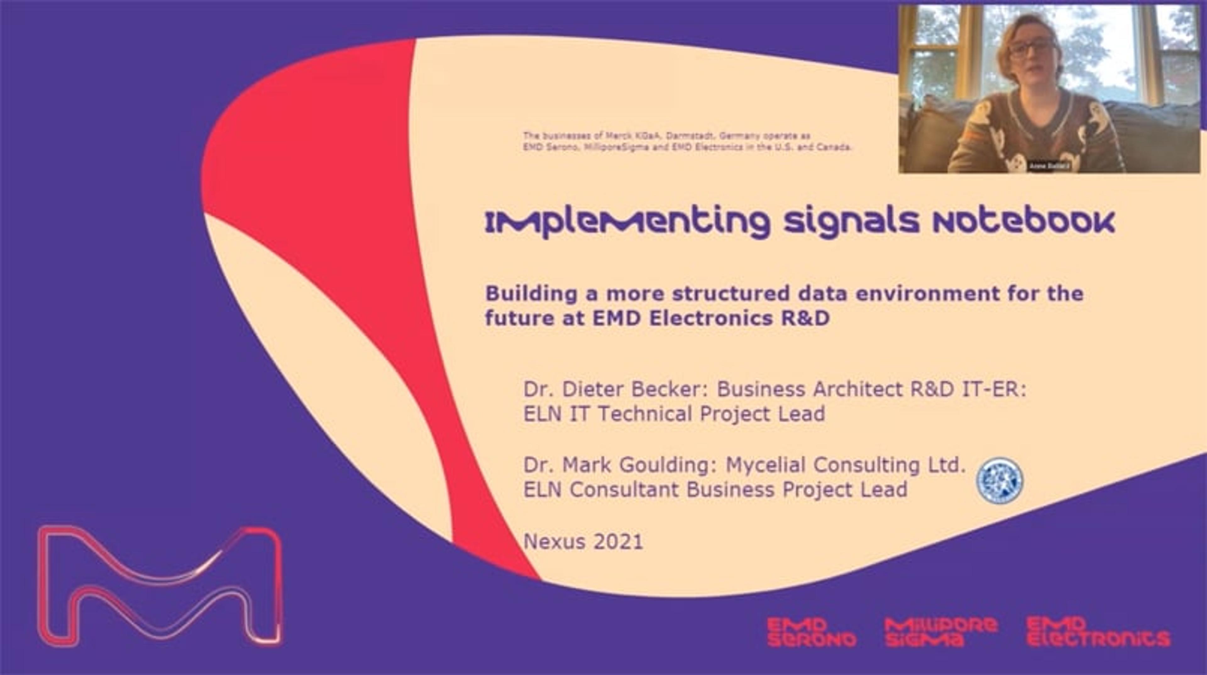 Implementing Signals Notebook Implementing Signals Notebook