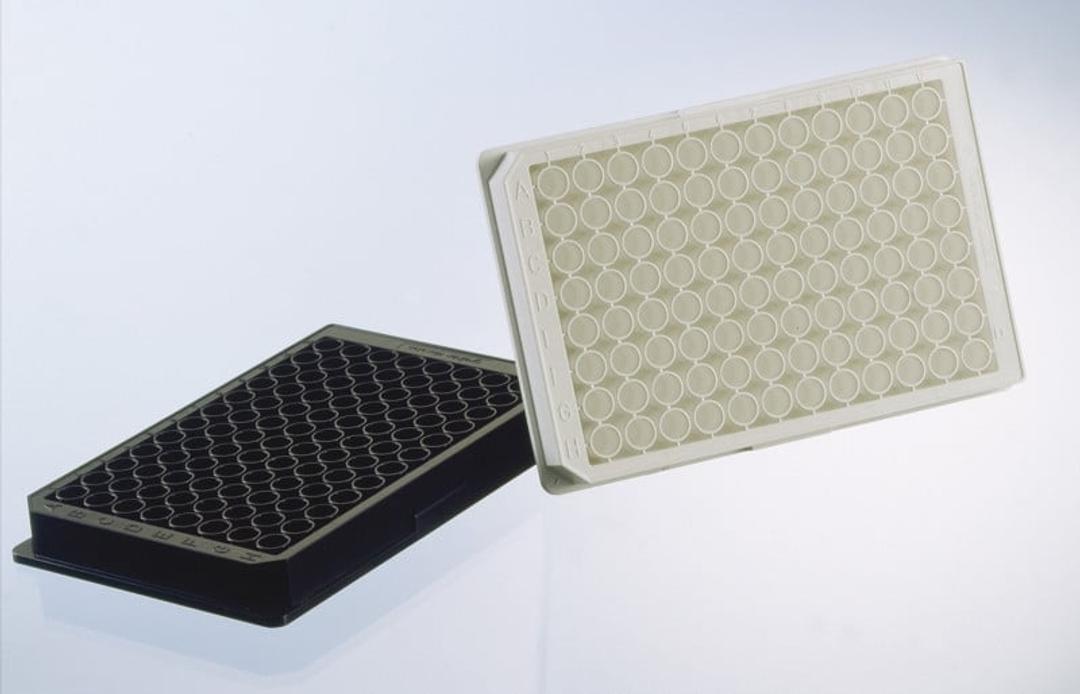 96 Well CELLSTAR® Microplates (black and white)