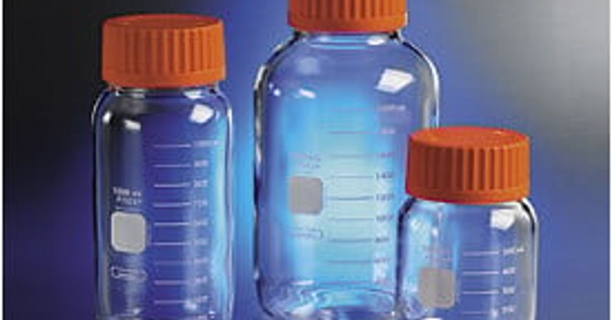 Buy PYREX® 500 mL Round Wide Mouth Media Storage Bottles, with GLS80 ...