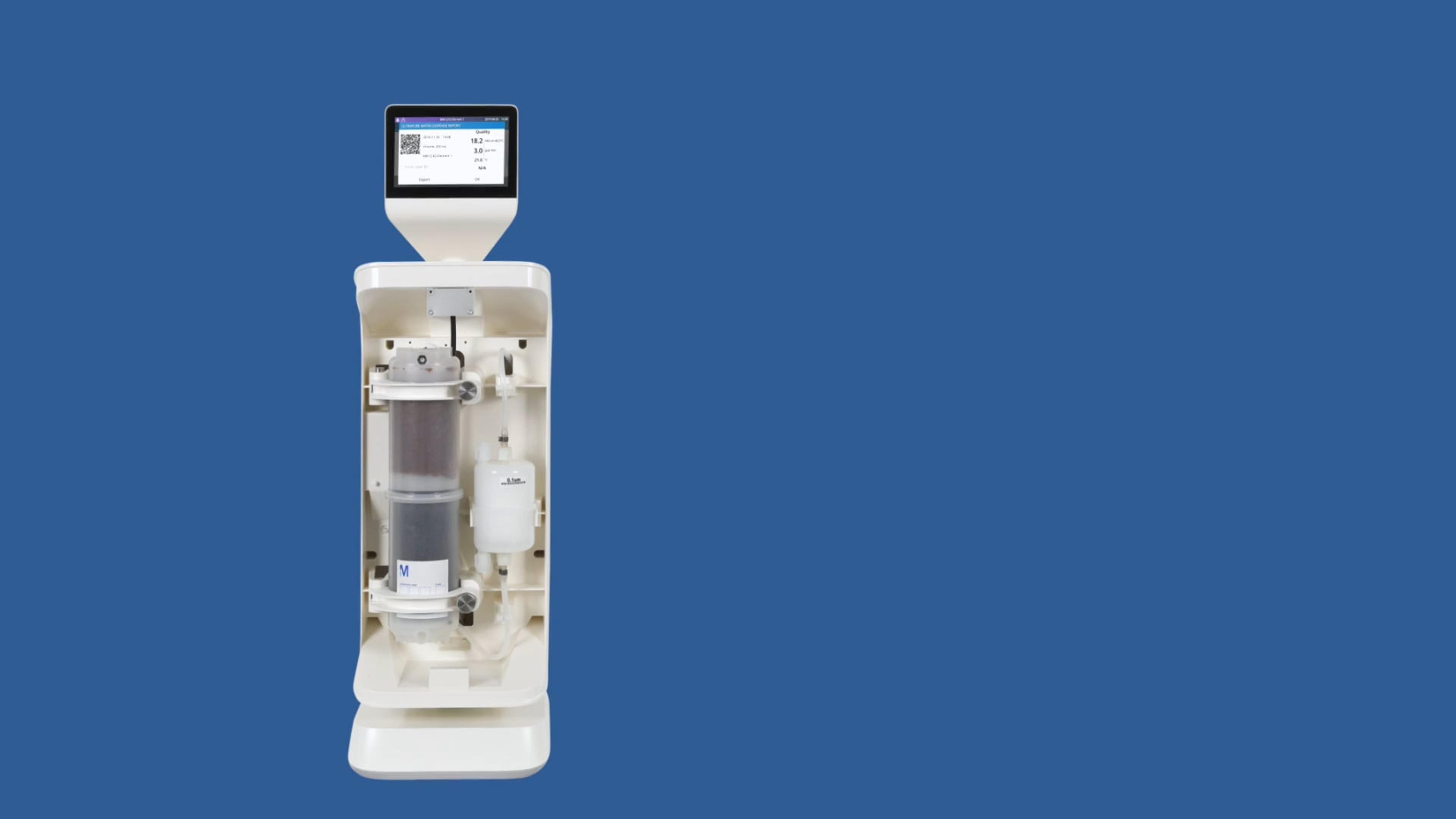 Milli-Q IQ Element purification and dispensing unit Milli-Q IQ Element purification and dispensing unit