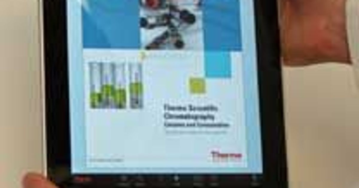 Thermo Fisher Scientific Releases iPad Accessible Chromatography
