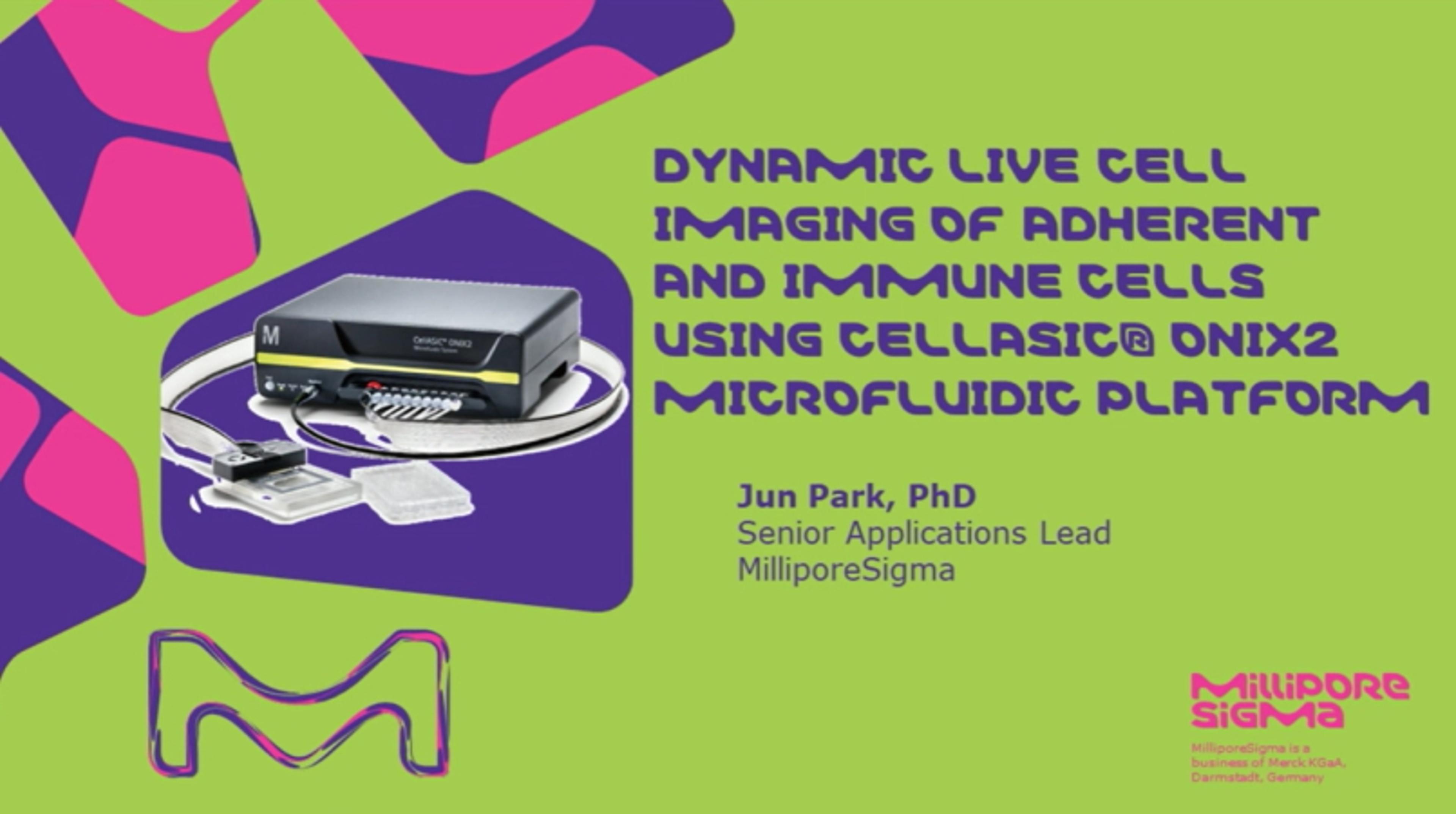 Dynamic live cell imaging of adherent and immune cells using CellASIC ONIX2 Microfluidic Platform Dynamic live cell imaging of adherent and immune cells using CellASIC ONIX2 Microfluidic Platform