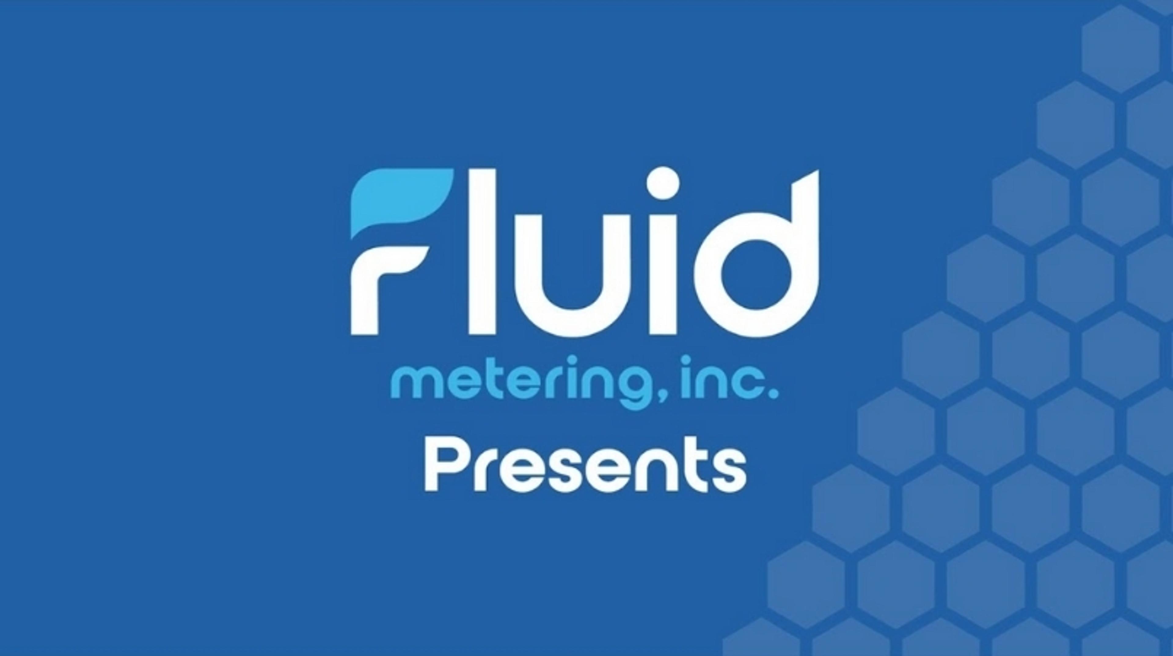 Fluid Metering presents the FVD Pump Fluid Metering presents the FVD Pump