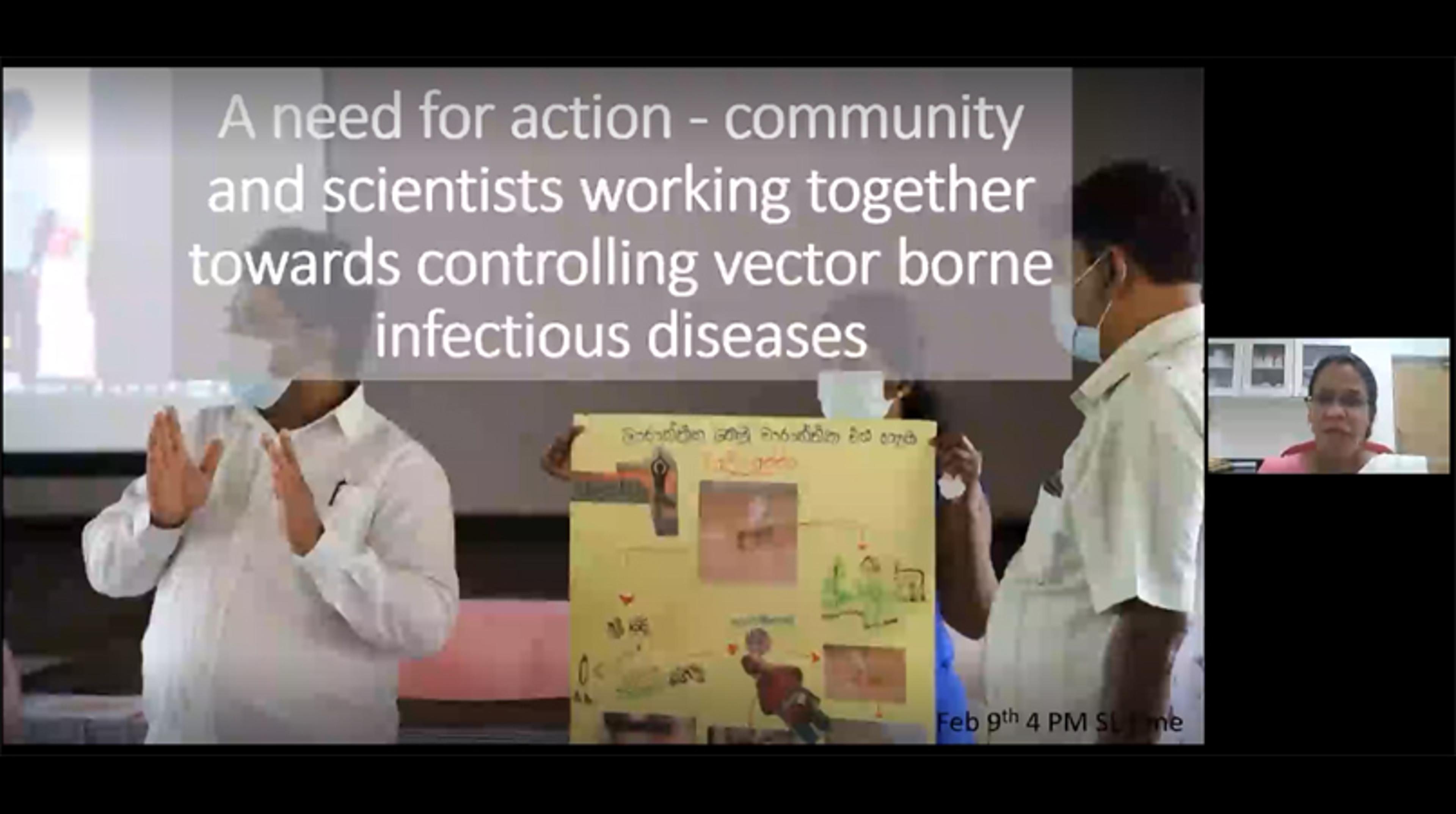 A need for action - community and scientists working together towards controlling infectious diseases A need for action - community and scientists working together towards controlling infectious diseases