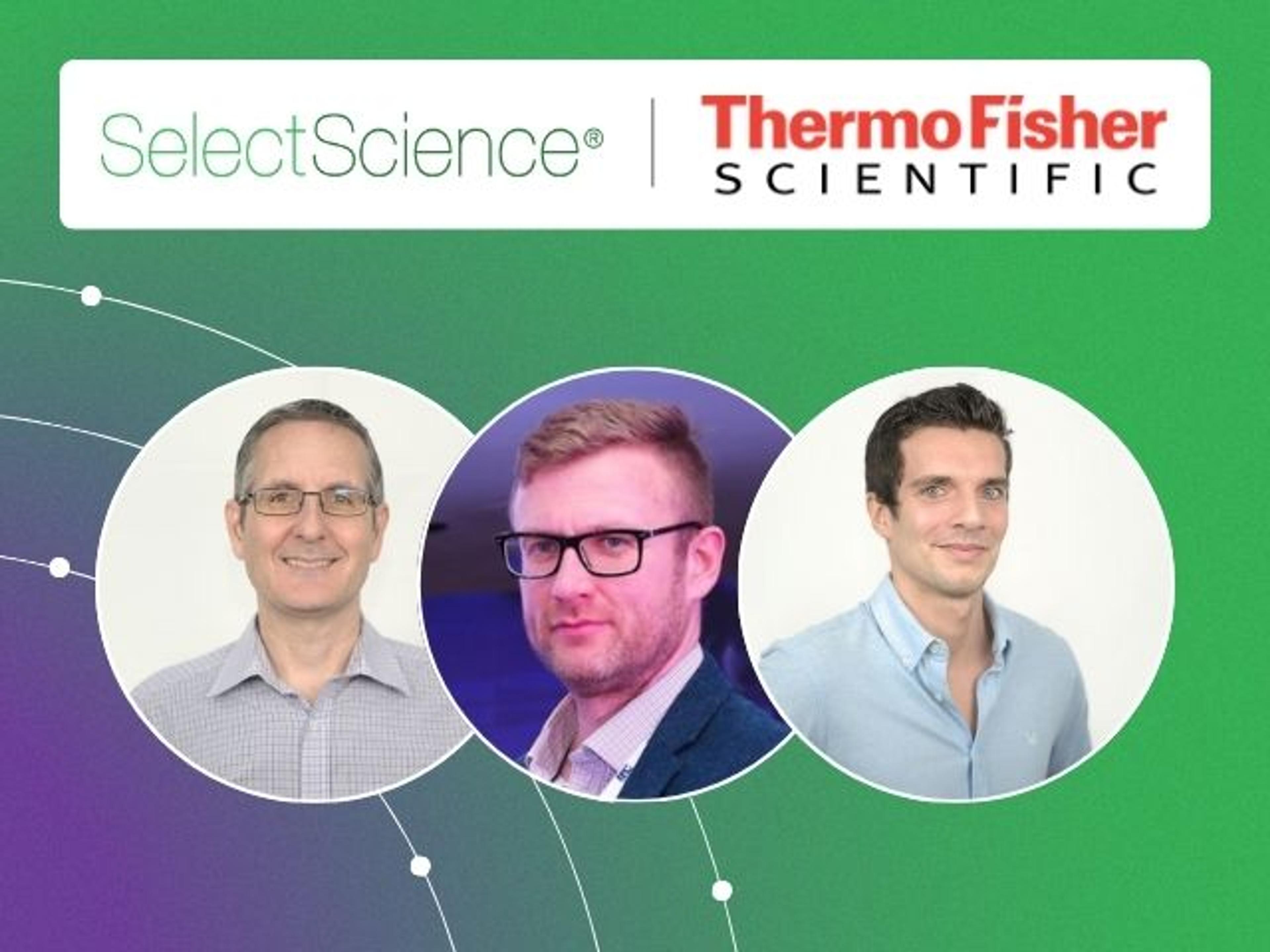 Jaakko McVey, Aidan Doyle, and Bryan De Caux of Thermo Fisher Scientific
