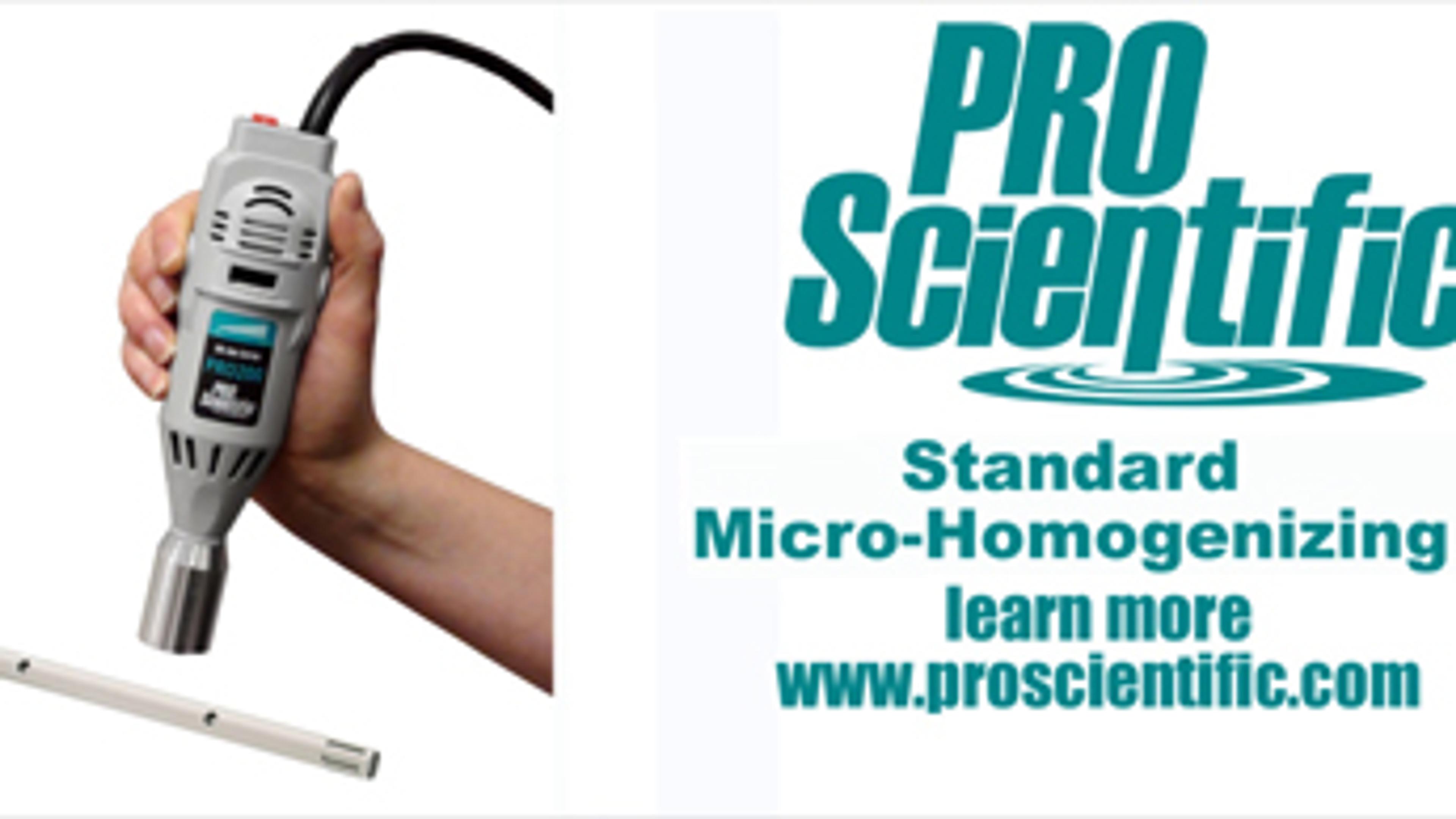 Effectively Extract RNA and DNA with the PRO Scientific Micro-Homogenizing Package Effectively Extract RNA and DNA with the PRO Scientific Micro-Homogenizing Package