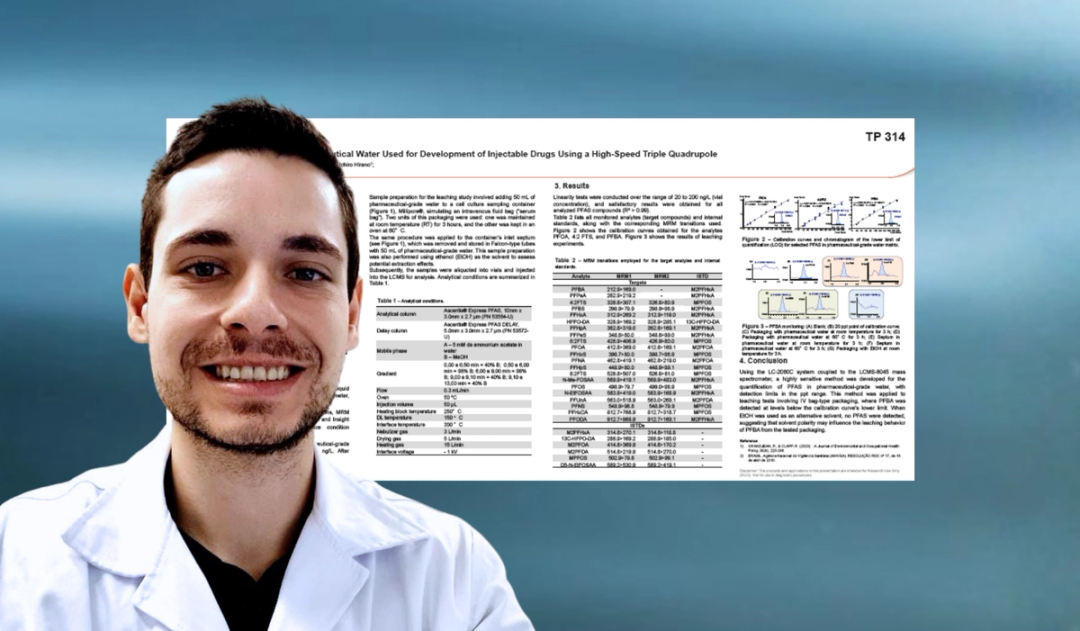 Determination of PFAS in pharmaceutical water