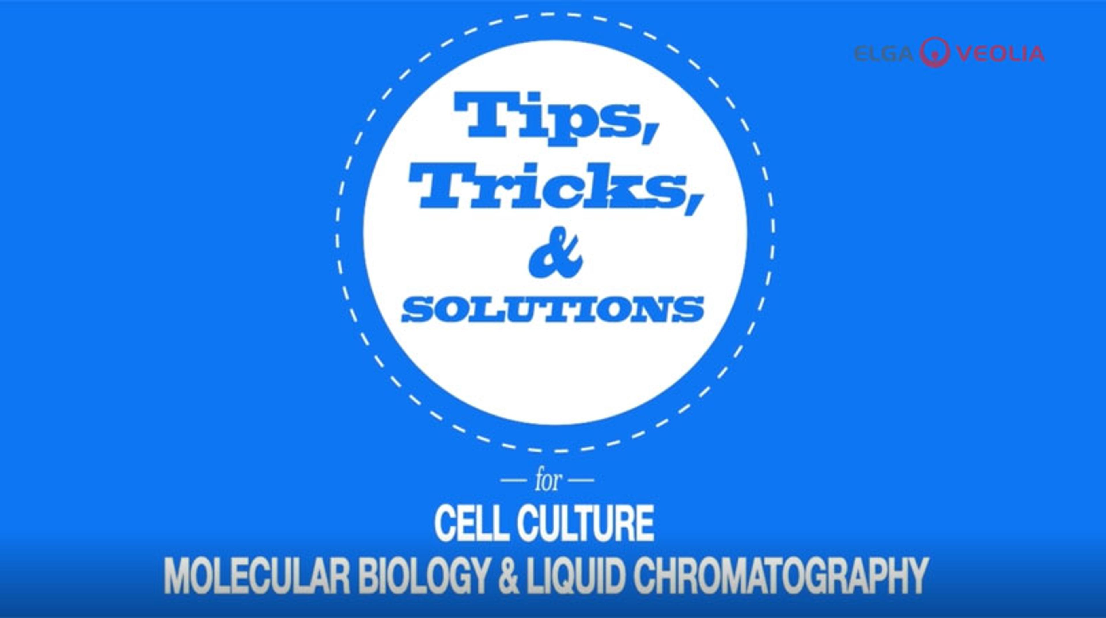 Causes and Solutions for Laboratory Water Contamination Causes and Solutions for Laboratory Water Contamination