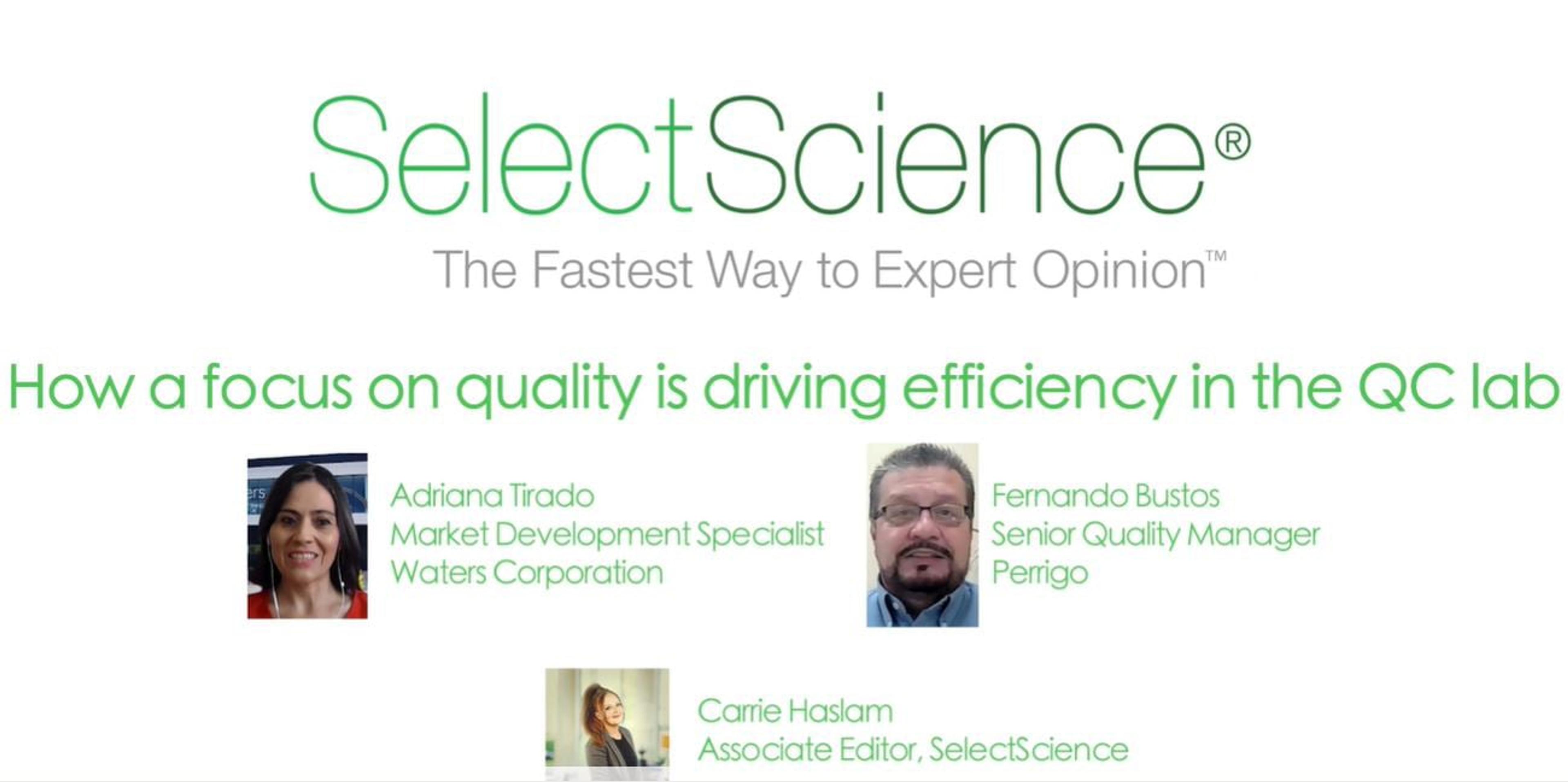 How a focus on quality is driving efficiency in the QC lab How a focus on quality is driving efficiency in the QC lab