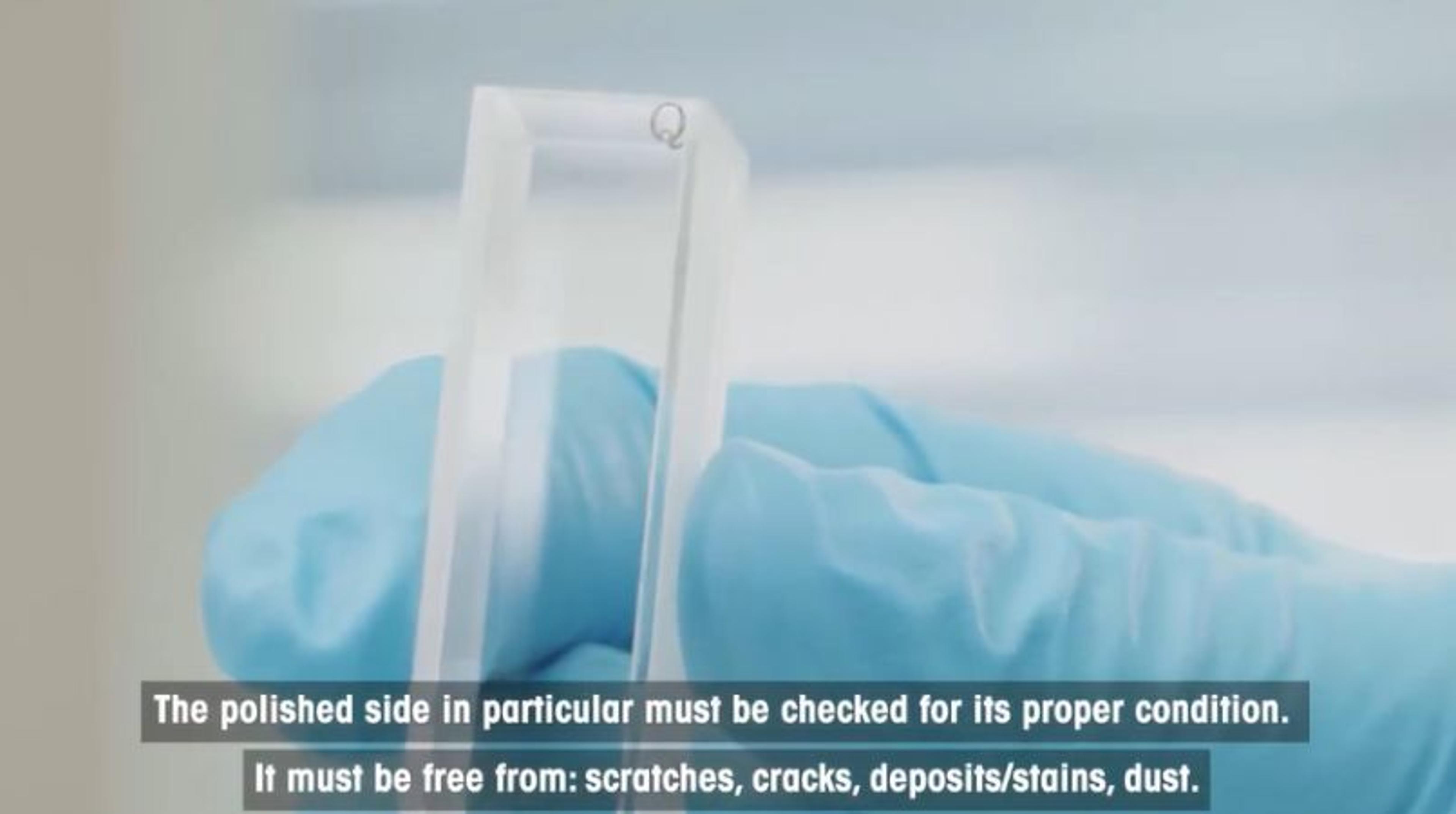 Visual inspection of cuvettes and the underestimated influence of fingerprints Visual inspection of cuvettes and the underestimated influence of fingerprints