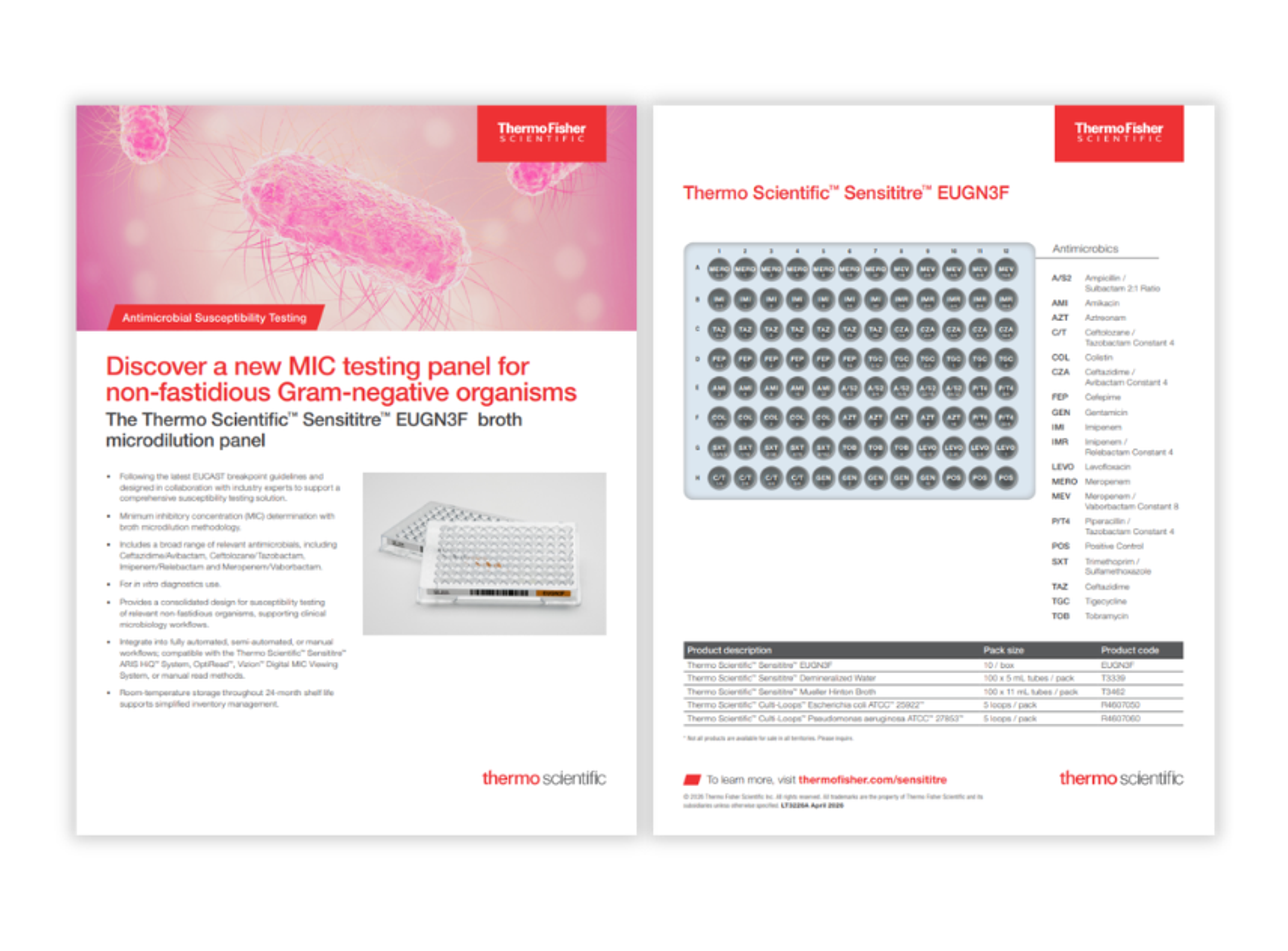 Plate layout supports advanced antimicrobial susceptibility testing with novel antibiotics