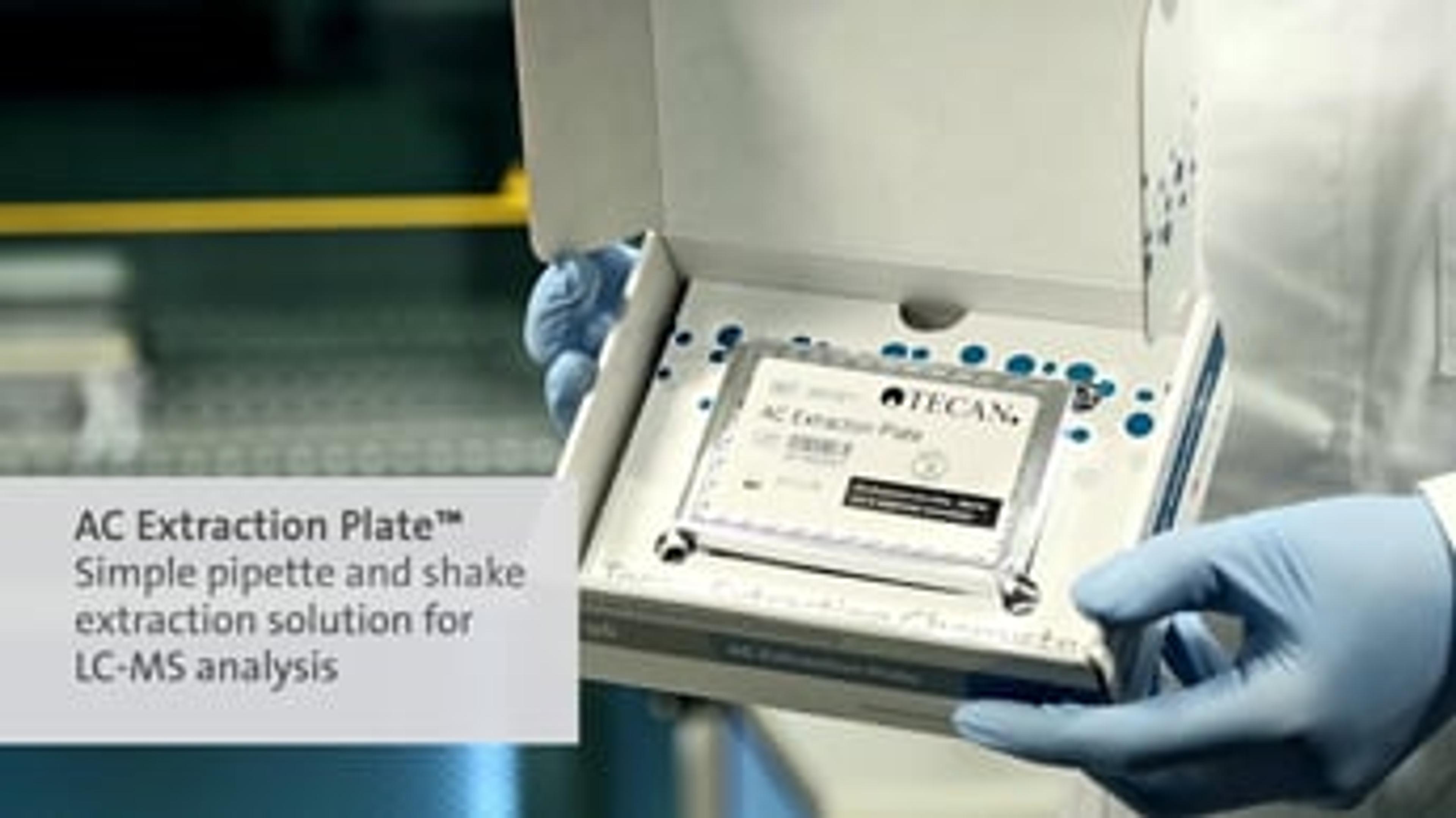 AC Extraction Plate™ with Freedom EVO® and Touch Tools™ from Tecan AC Extraction Plate™ with Freedom EVO® and Touch Tools™ from Tecan