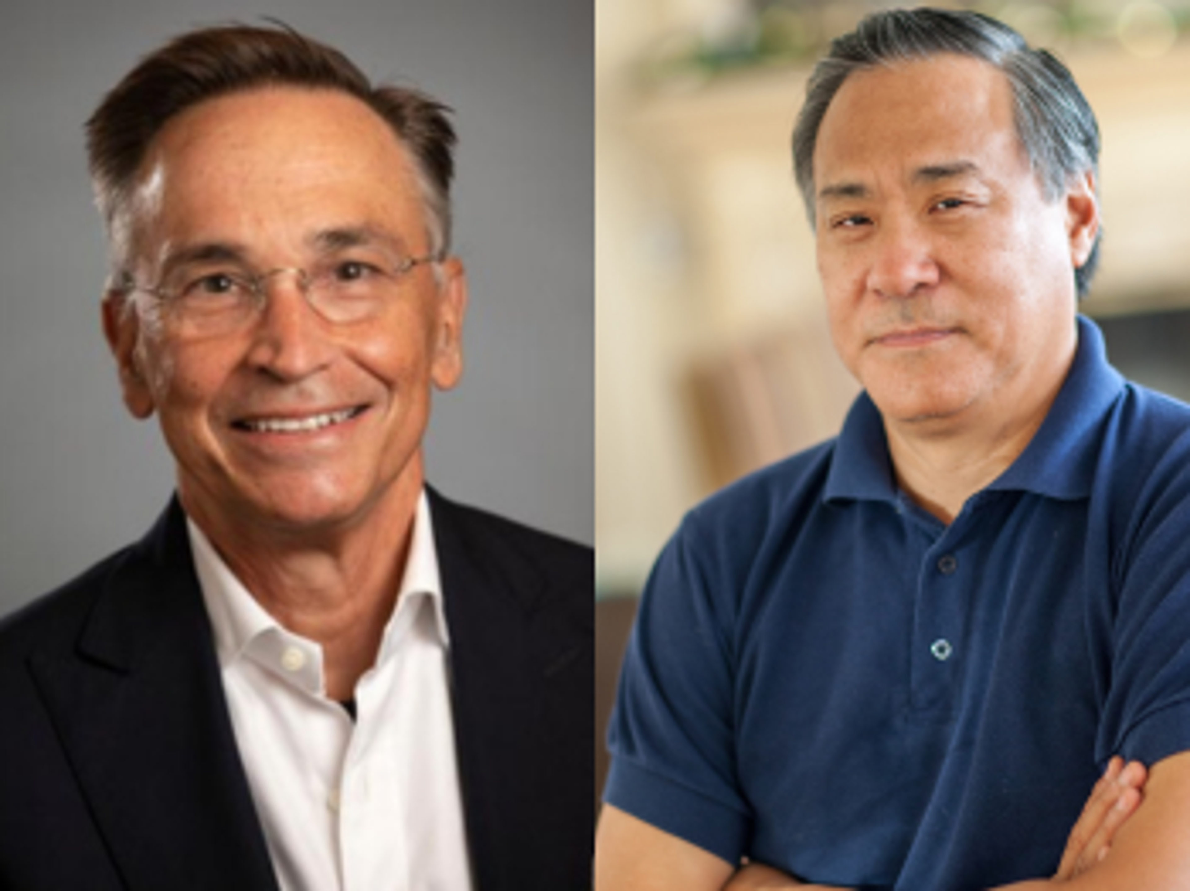 Photos of Dr. John Ward and Dr. Alan Wu
