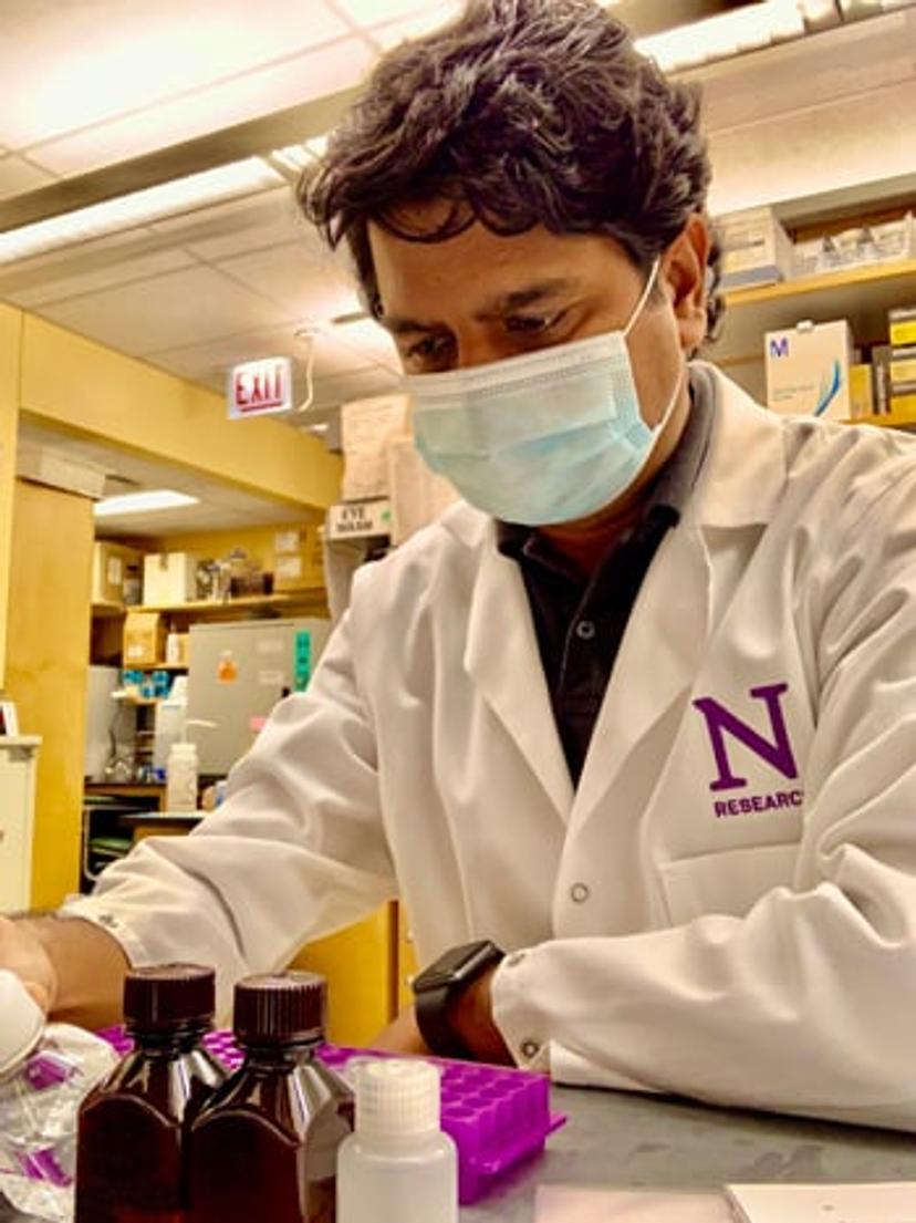 Dr. Vikramsingh Gujar, postdoctoral scholar at Northwestern University