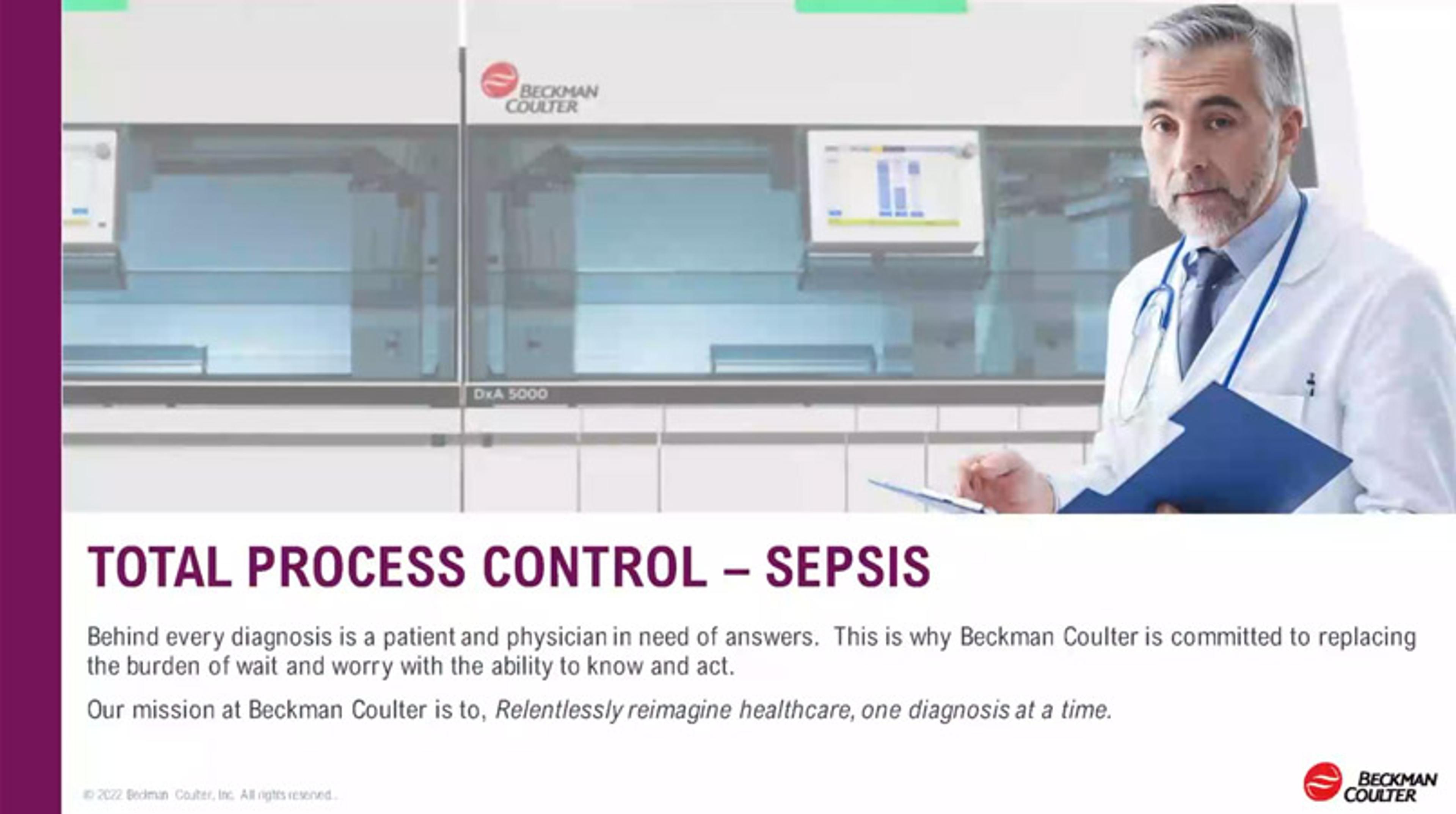 Total process control – Sepsis Total process control – Sepsis