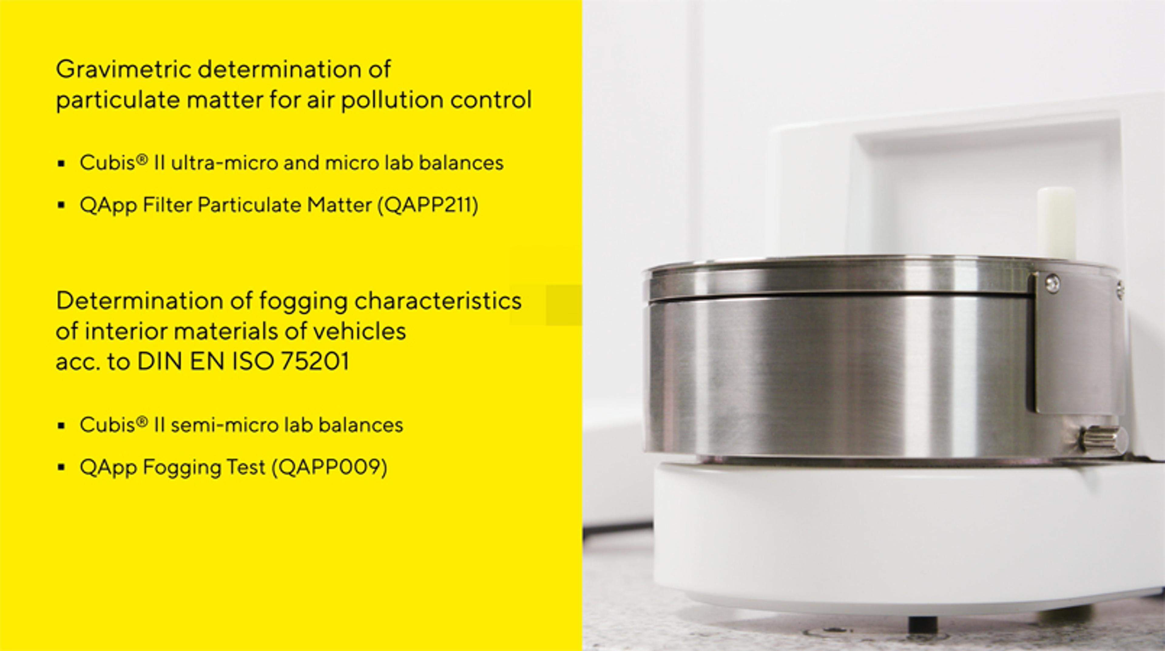 The Cubis II Filterweight with QApp The Cubis II Filterweight with QApp