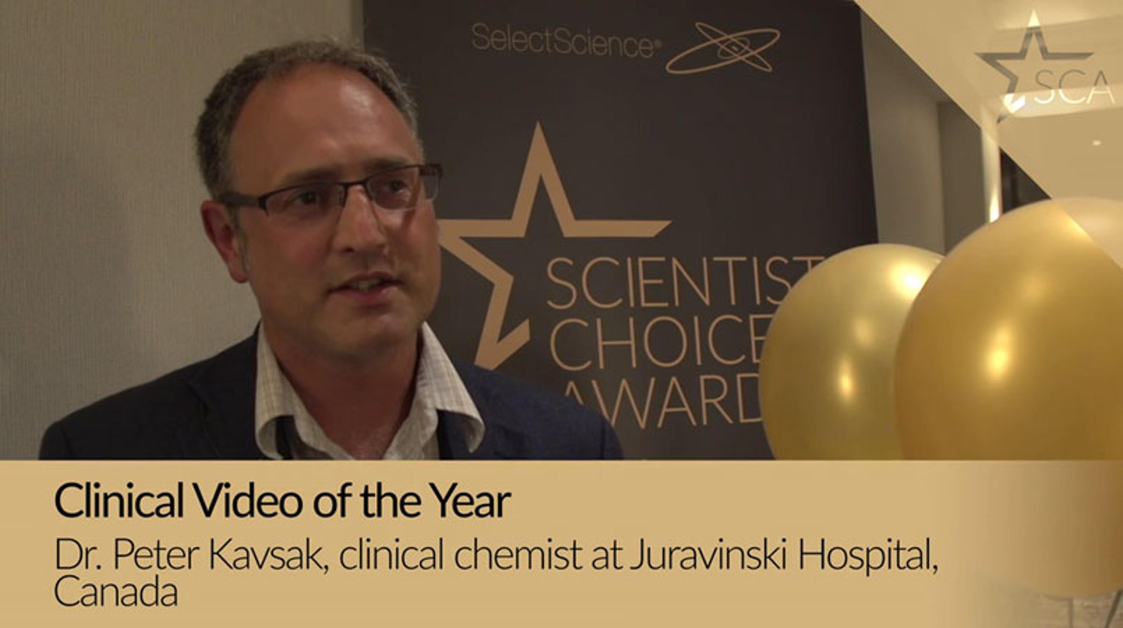Clinical Video of the Year winner Dr. Peter Kavsak: Why scientists need to share troponin testing knowledge Clinical Video of the Year winner Dr. Peter Kavsak: Why scientists need to share troponin testing knowledge