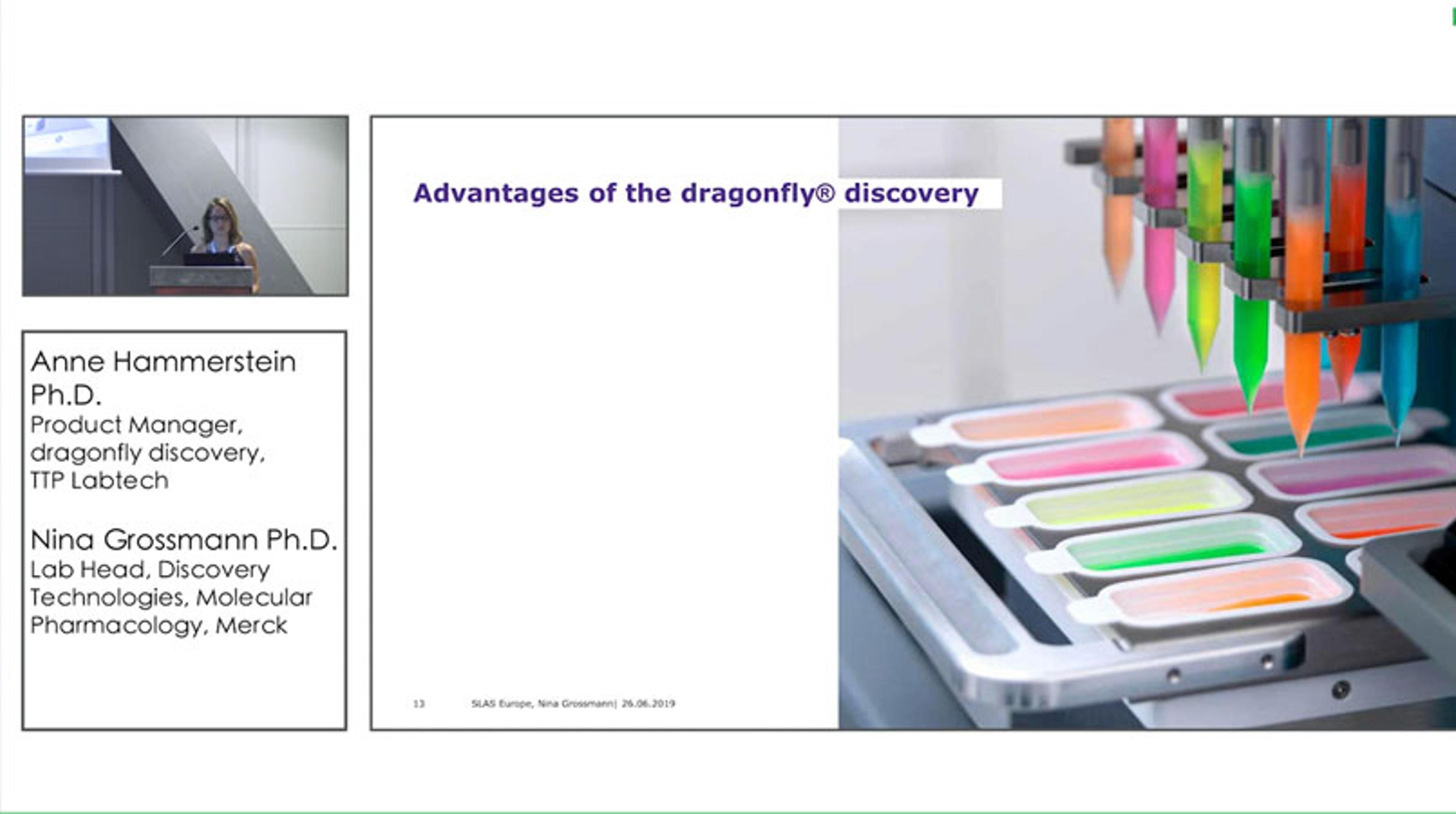 Improved assay development and HTS efficiency with dragonfly discovery liquid handling Improved assay development and HTS efficiency with dragonfly discovery liquid handling