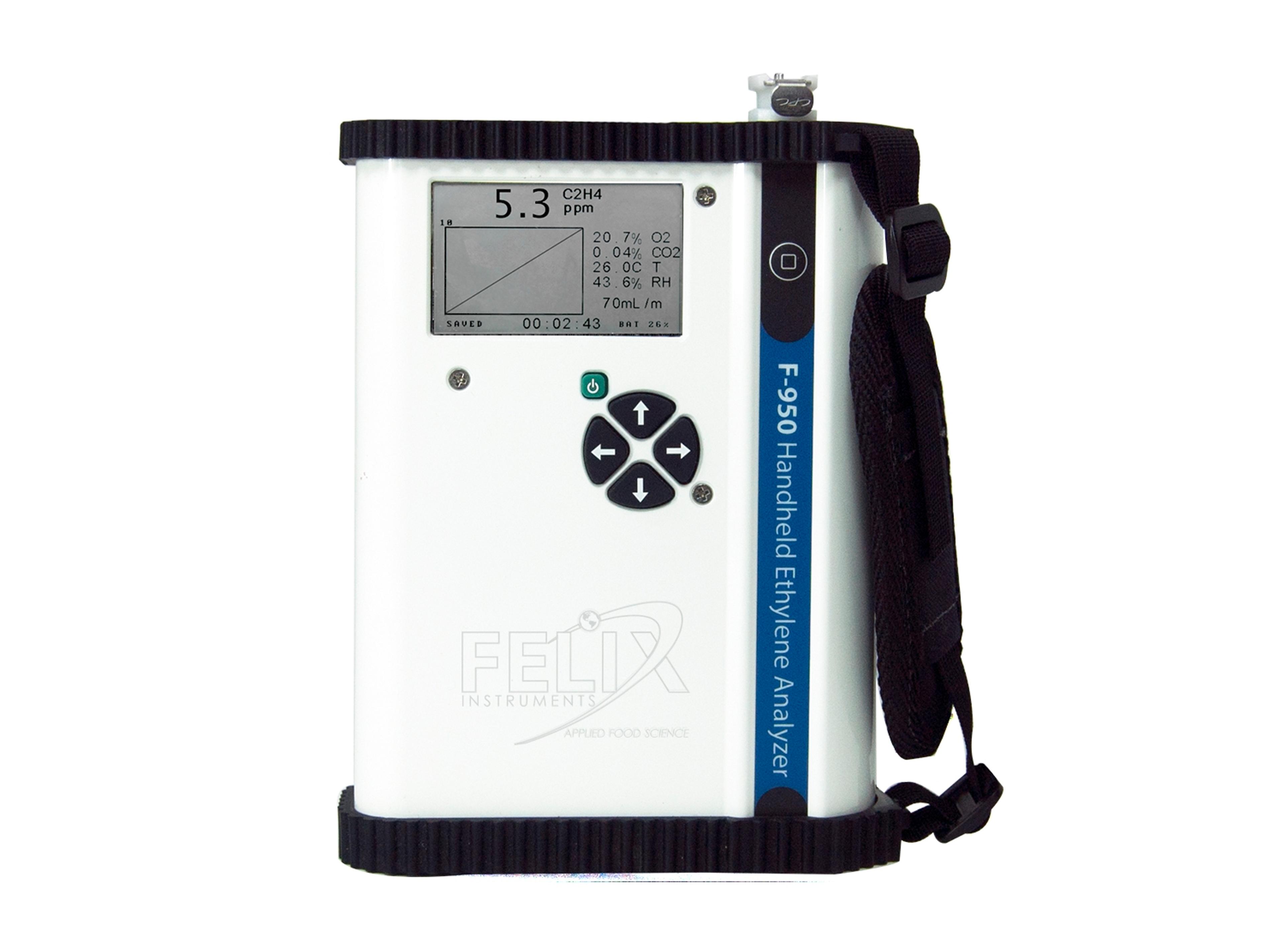 F-950 Three Gas Analyzer can be used to measure ethylene, CO