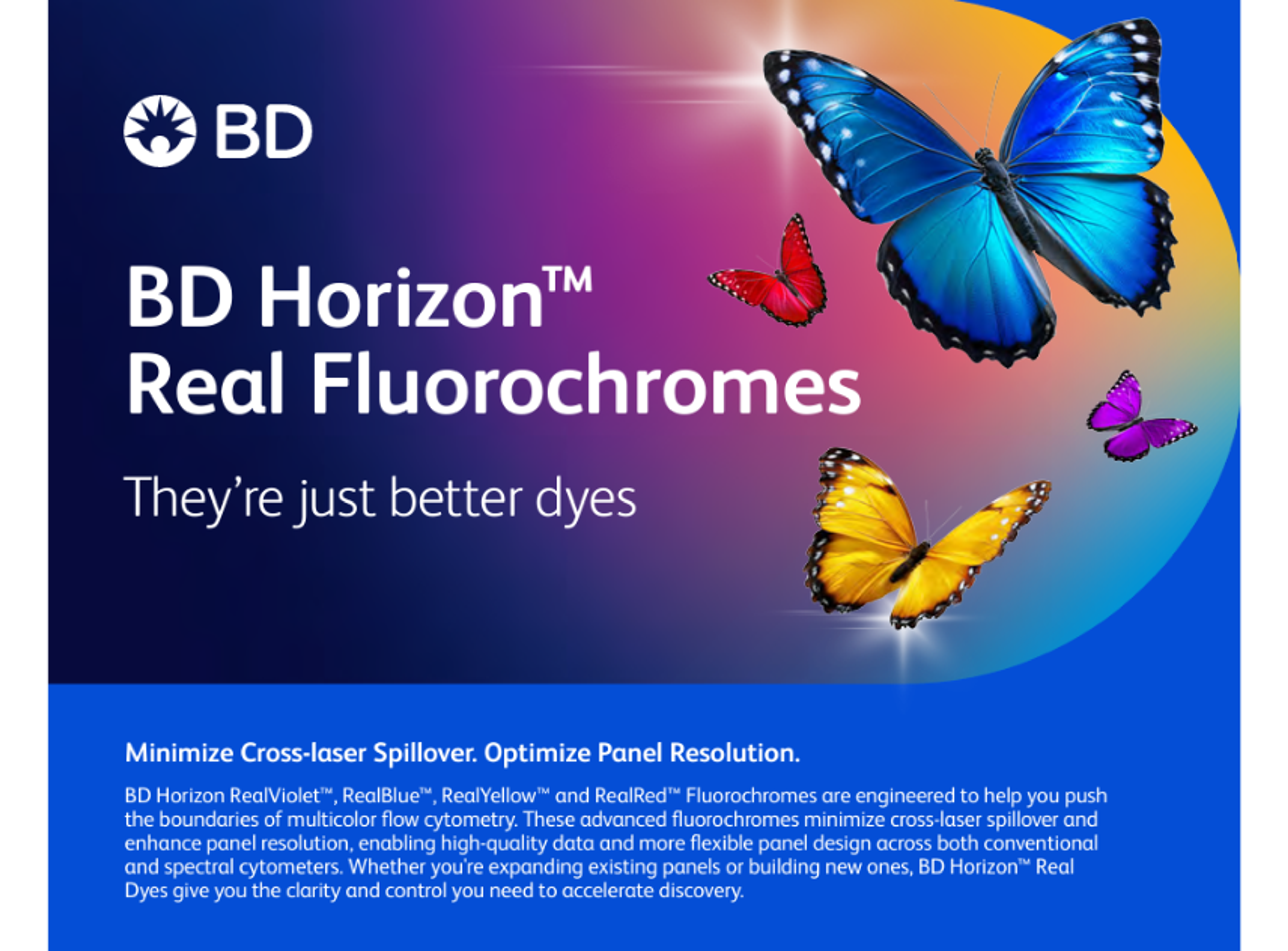 BD Horizon™ Real Dyes for flow cytometry