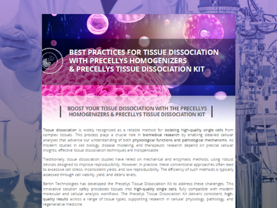 Best practices for tissue dissociation