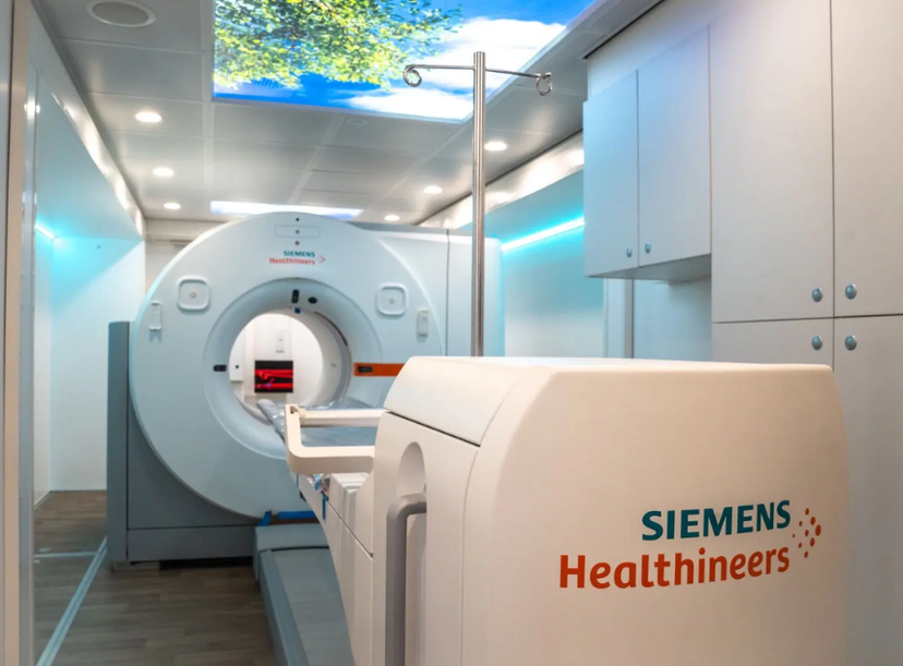 Siemens Healthineers mobile Biograph Trinion PET/CT system