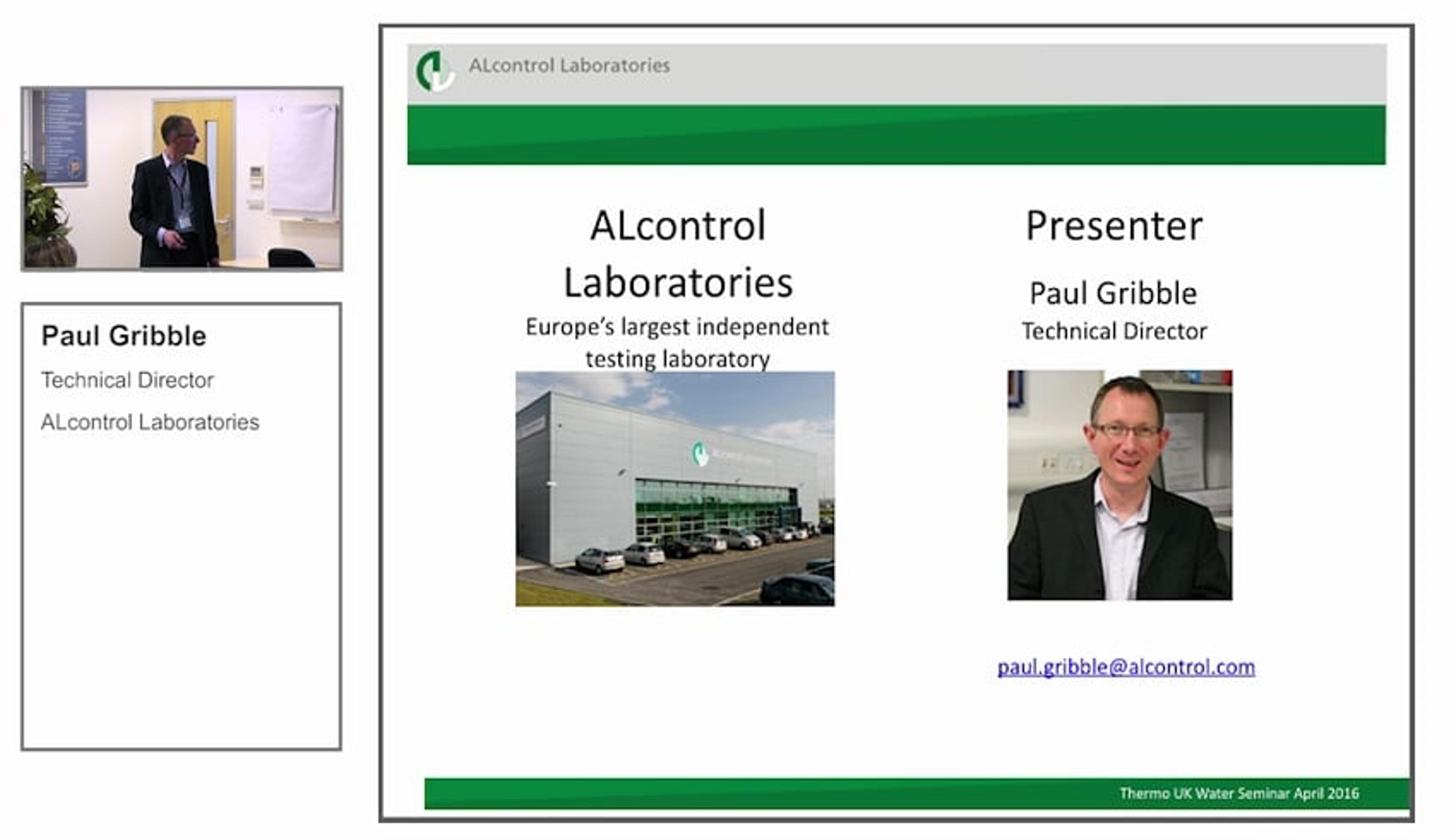 Development of Robust LC, GC & ICP-MS Methods for Detection of Low Concentration Water Contaminants Development of Robust LC, GC & ICP-MS Methods for Detection of Low Concentration Water Contaminants