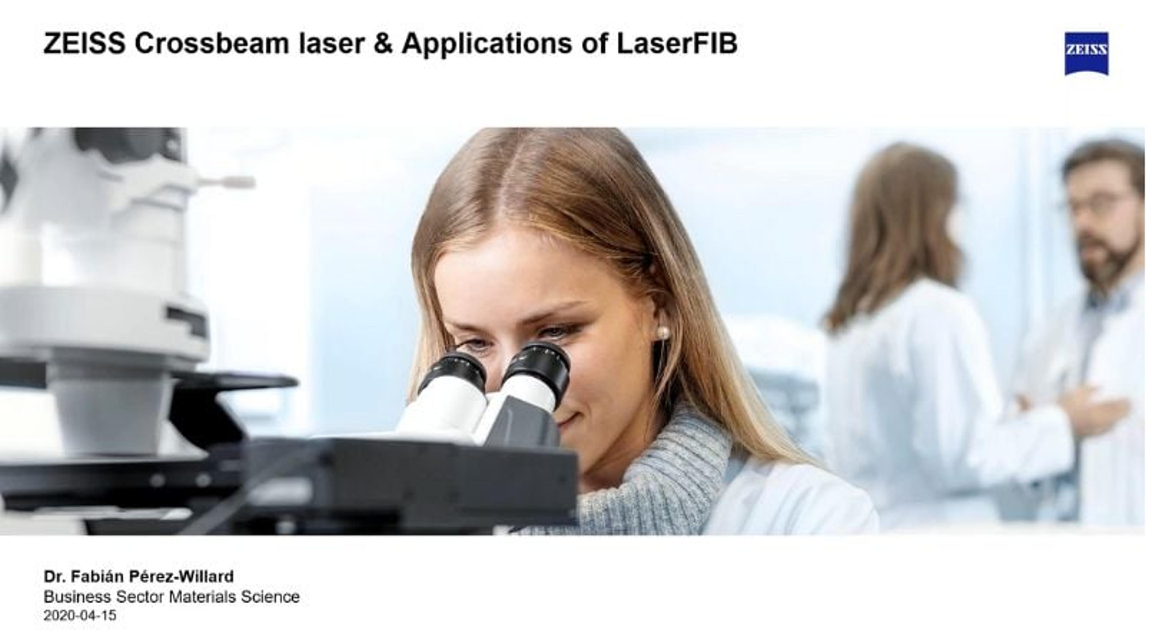 Applications of LaserFIB and ToF-SIMS Applications of LaserFIB and ToF-SIMS