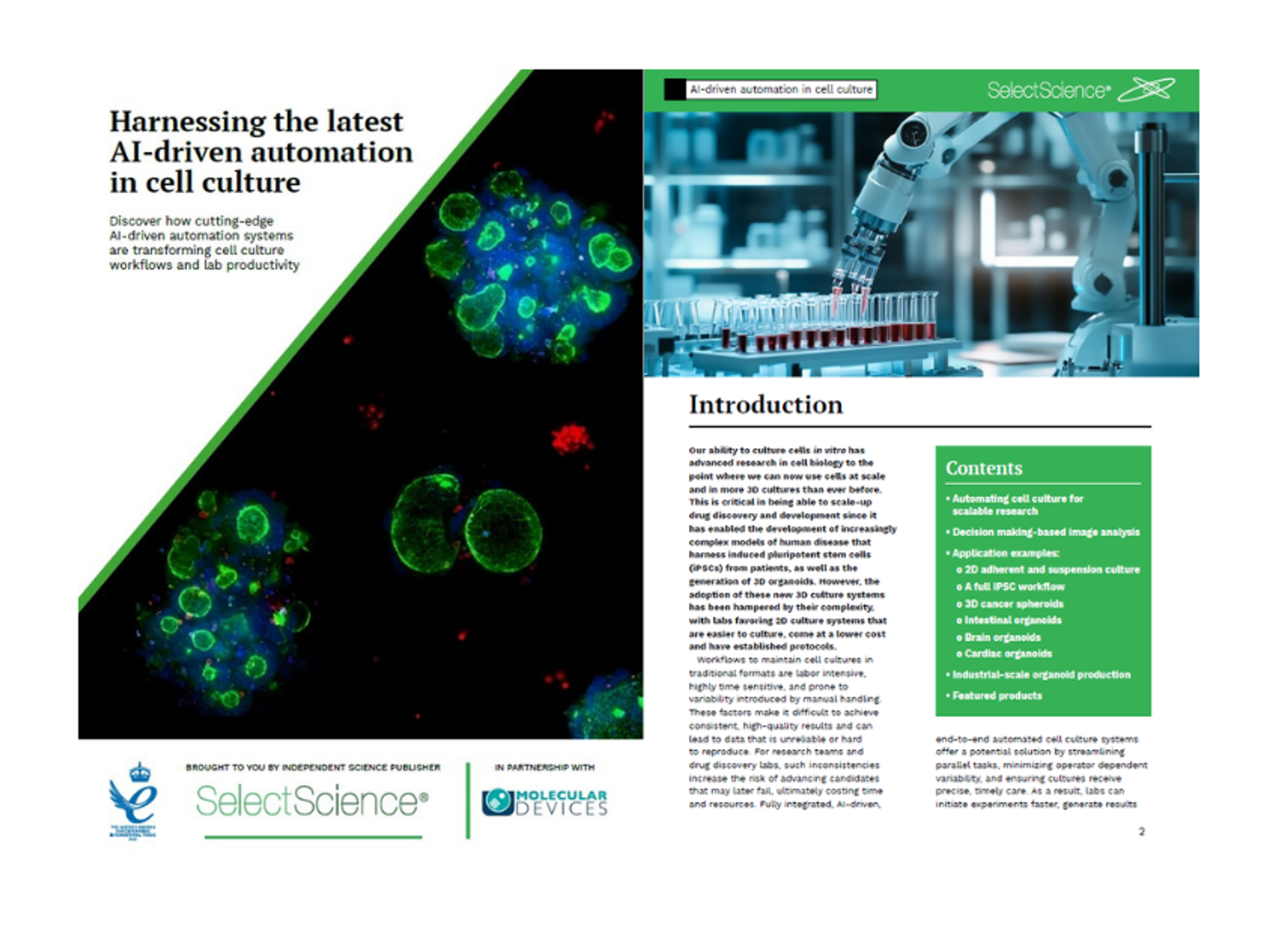 AI-driven automation in cell culture - Molecular Devices - SelectScience eBook