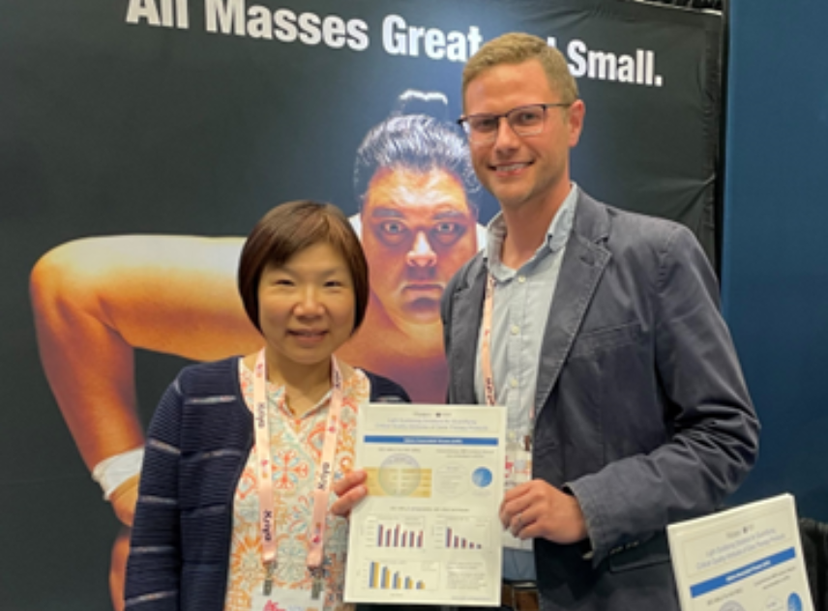 Michelle Chen & Matthew Lauber at the American Society for Gene and Cell Therapies Annual Meeting in 2023 (Los Angeles, CA).