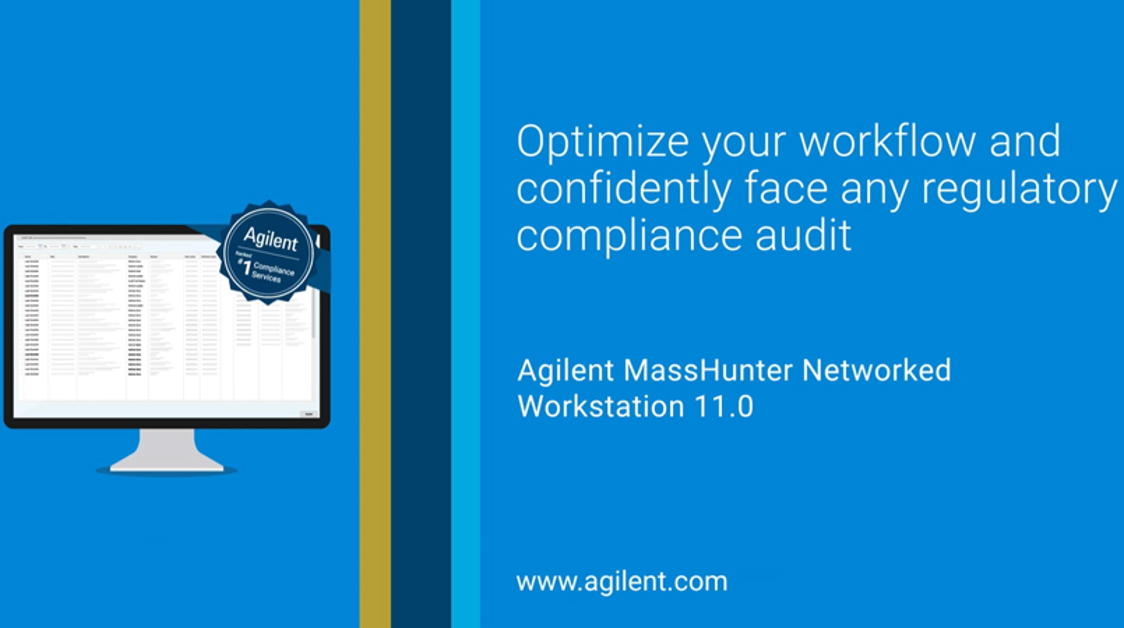 Optimize your workflow and confidently face any regulatory compliance audit Optimize your workflow and confidently face any regulatory compliance audit