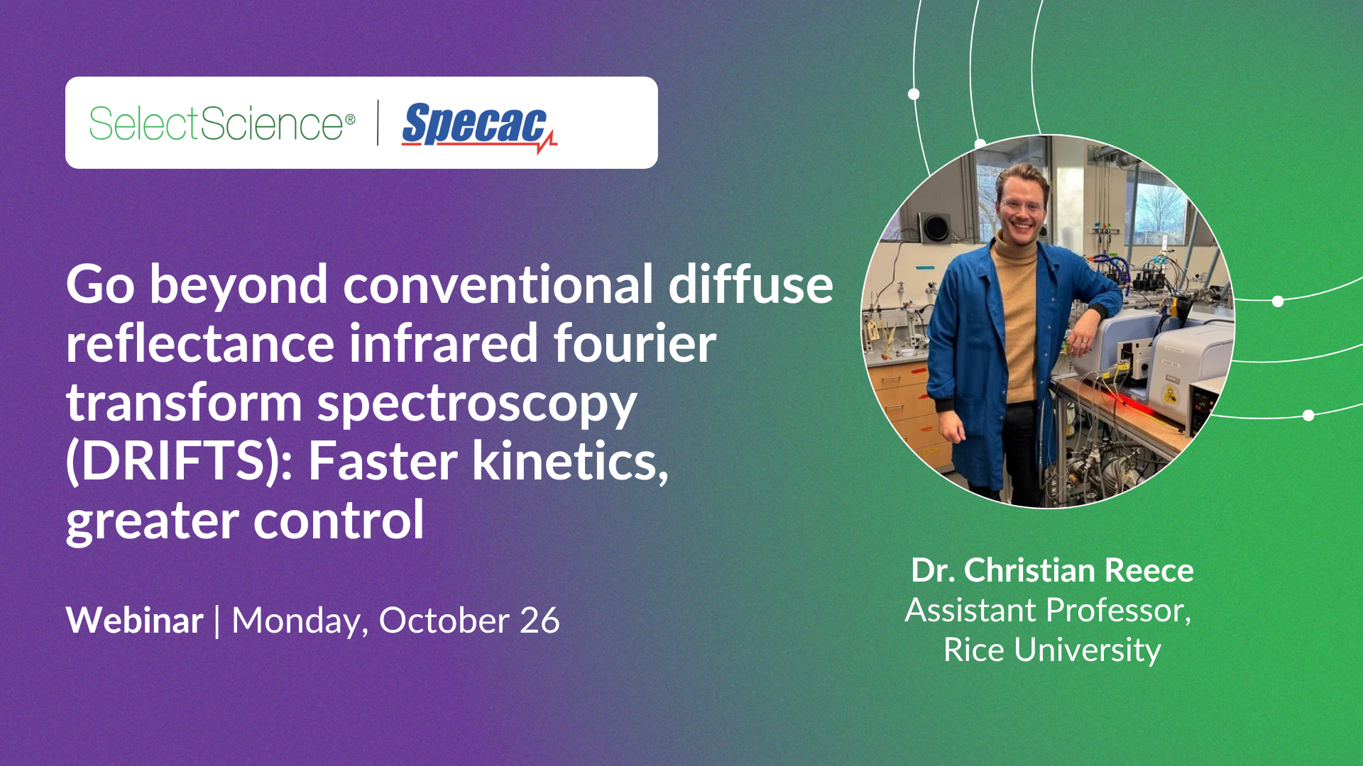 Go beyond conventional diffuse reflectance infrared fourier transform spectroscopy (DRIFTS): Faster kinetics, greater control