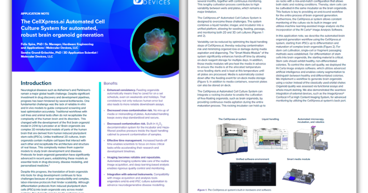 The CellXpress.ai Automated Cell Culture System for automated, robust ...