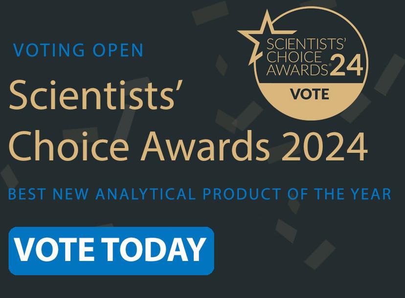 Vote in the Scientists' Choice Awards 2024 for Best New Analytical Product